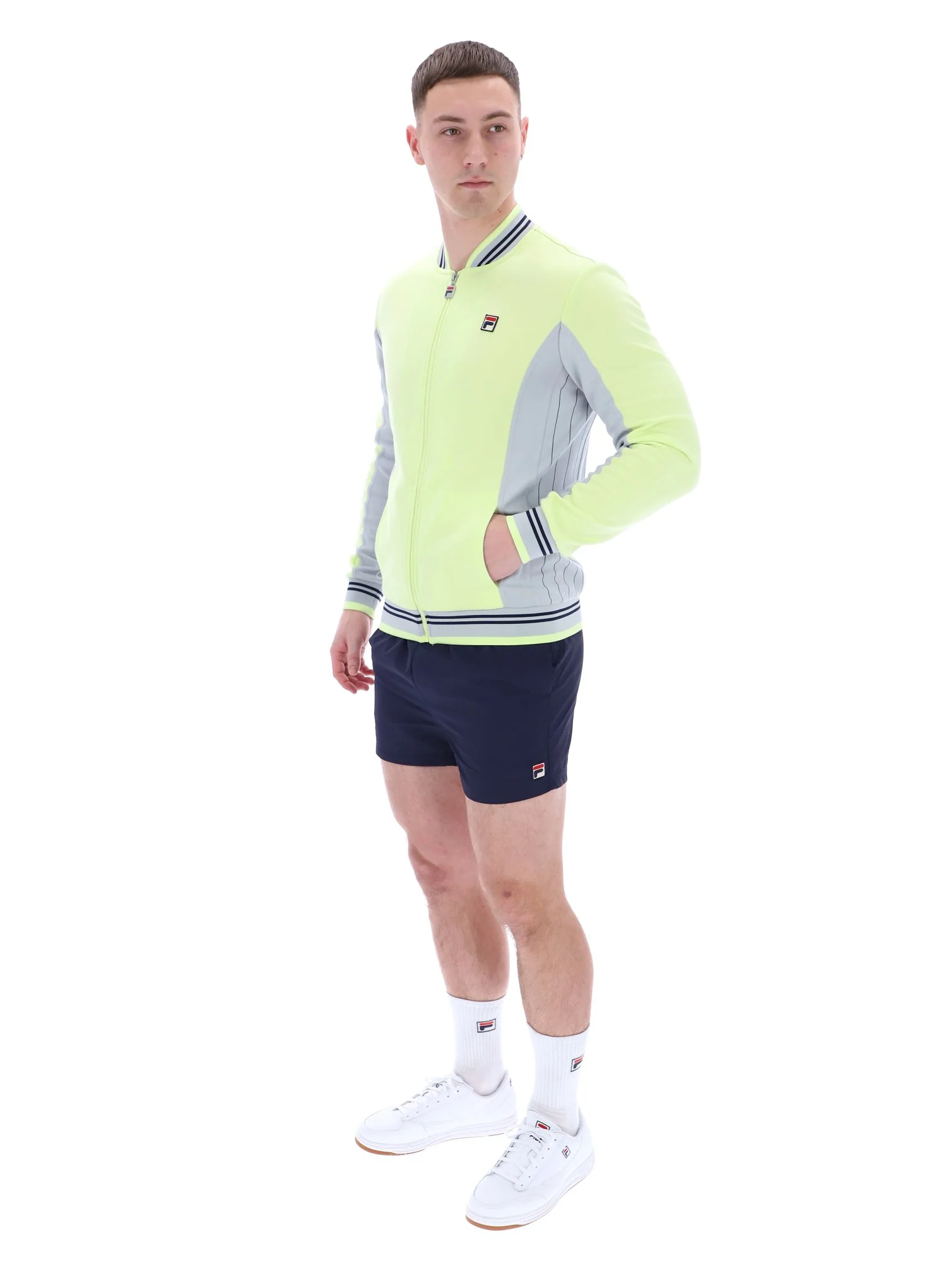 Shadow Lime Settanta Baseball Track Top - Image 7