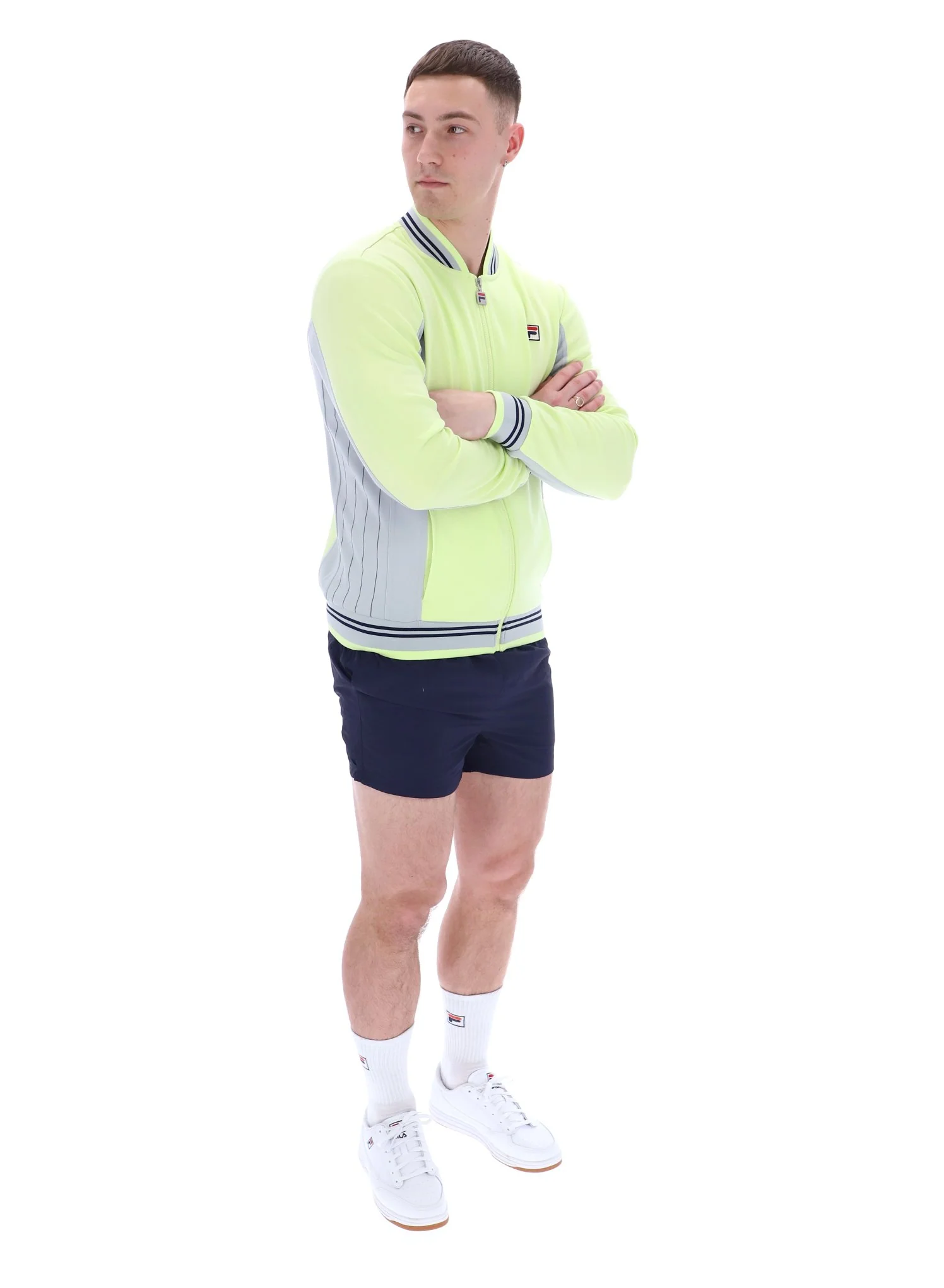 Shadow Lime Settanta Baseball Track Top - Image 8