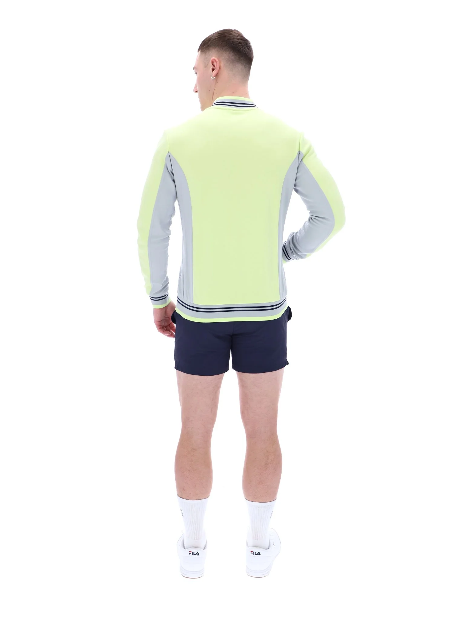 Shadow Lime Settanta Baseball Track Top - Image 9