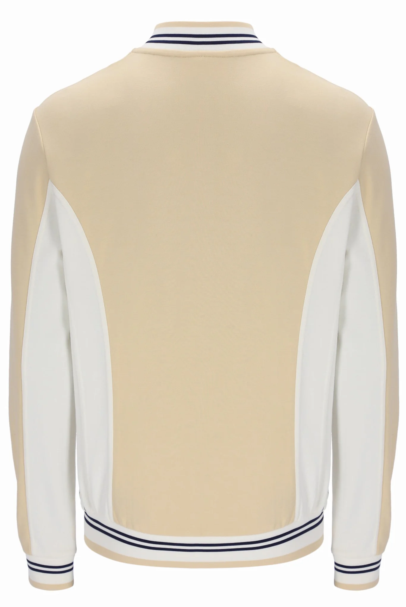 Classic Beige Settanta Baseball Track Top - Image 9