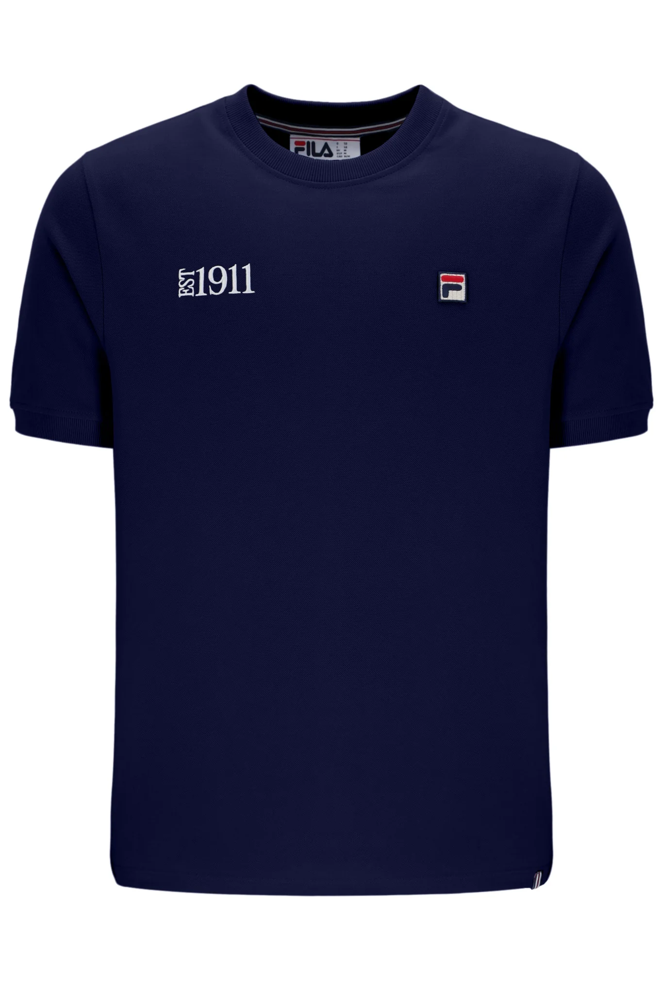 Fila Navy Silvio Simple Tee - Image 2
