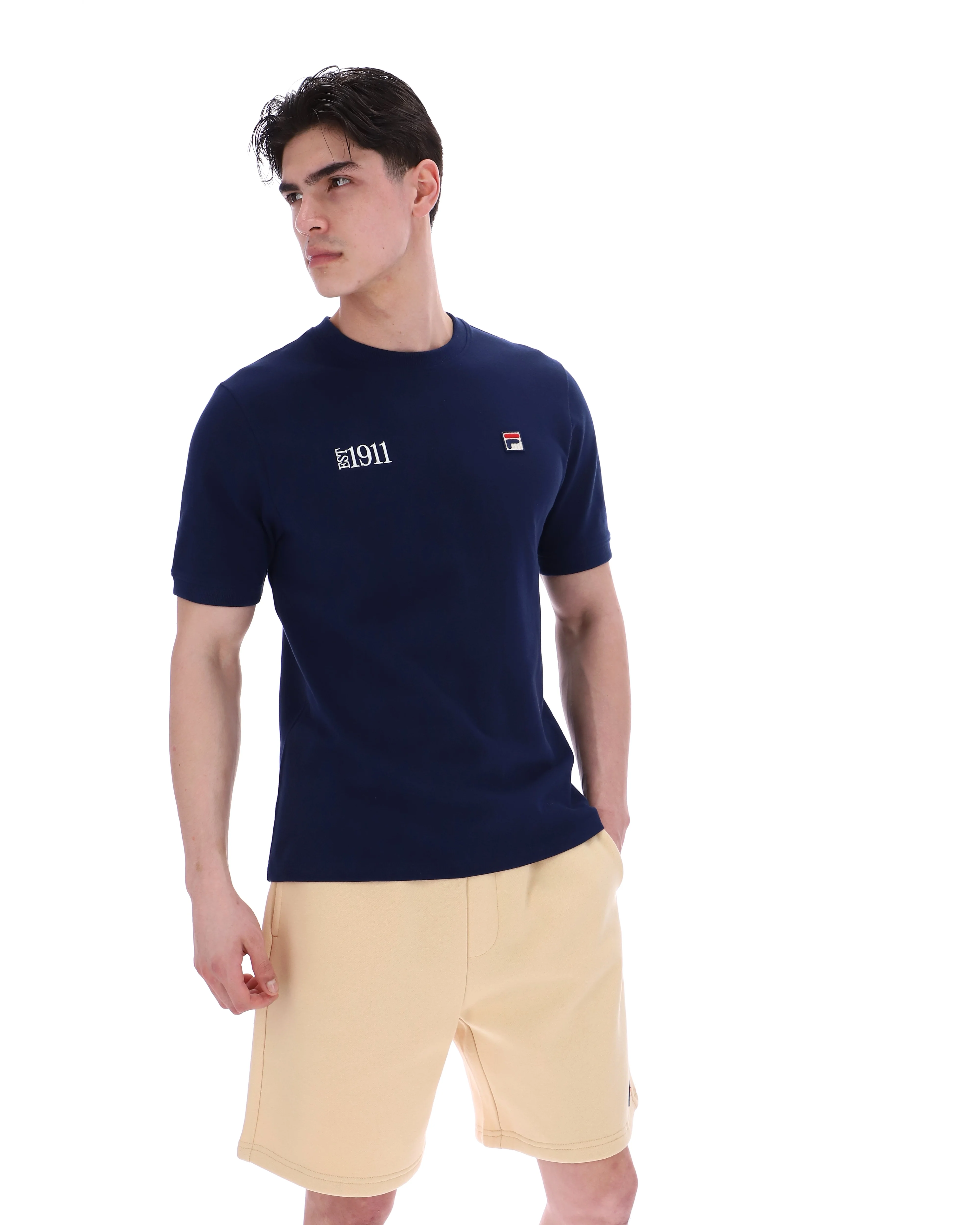 Fila Navy Silvio Simple Tee - Image 5