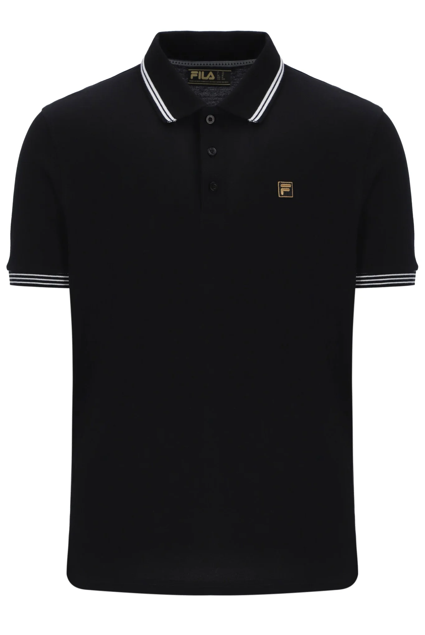 Black Soren 2 Polo Shirt with Tipping - Image 8
