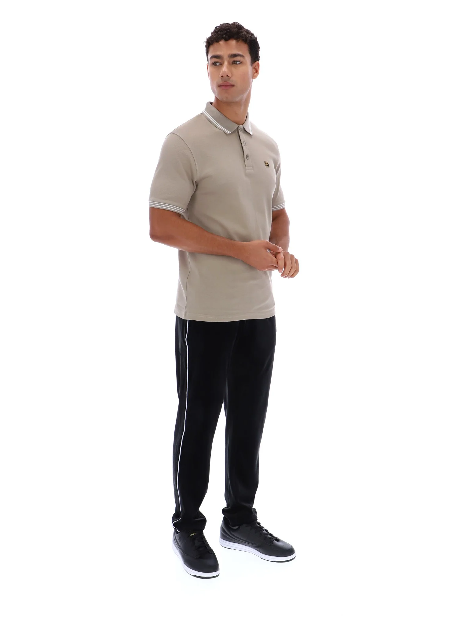 Vintage Khaki Soren 2 Polo Shirt with Tipping - Image 4