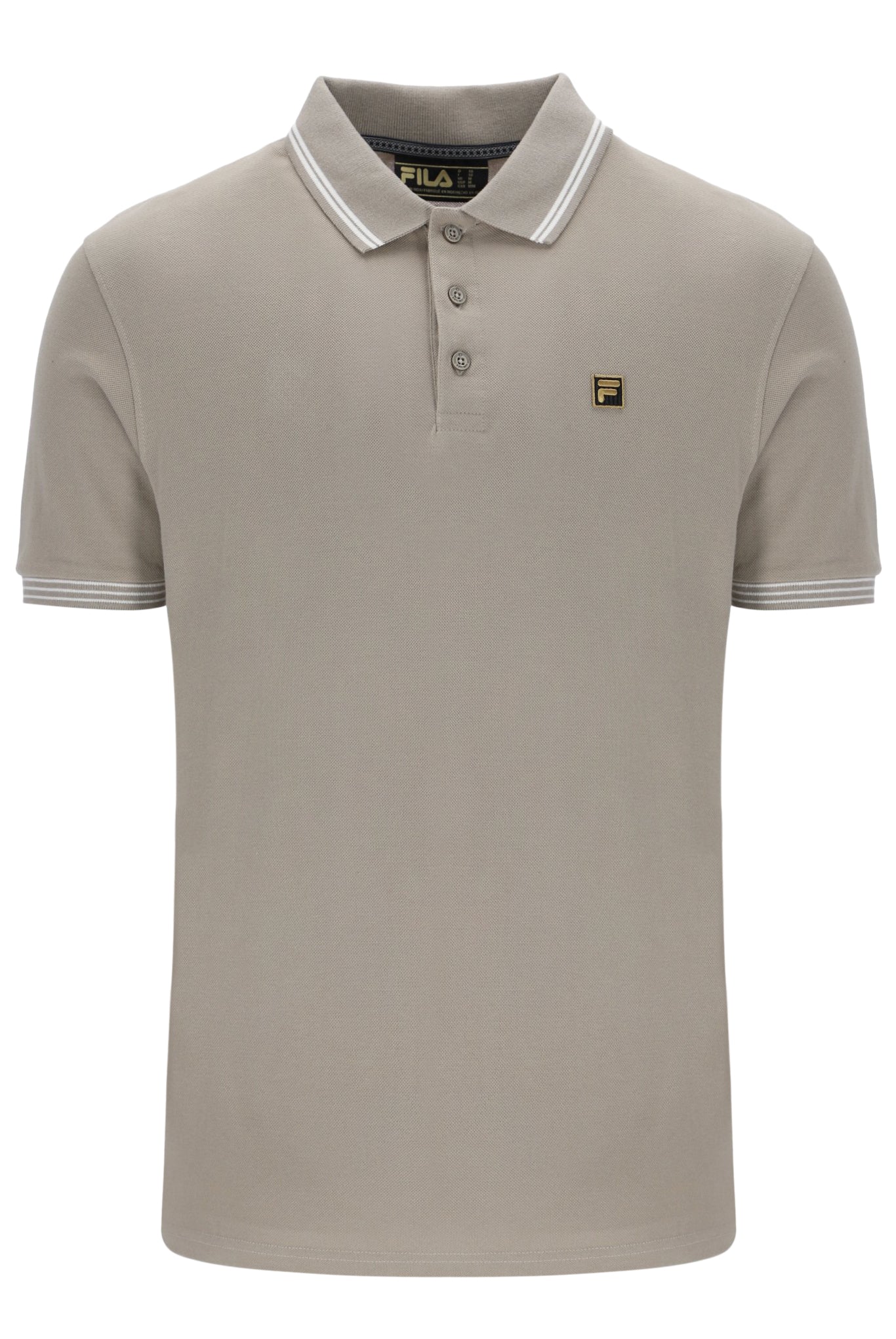 Vintage Khaki Soren 2 Polo Shirt with Tipping - Image 6