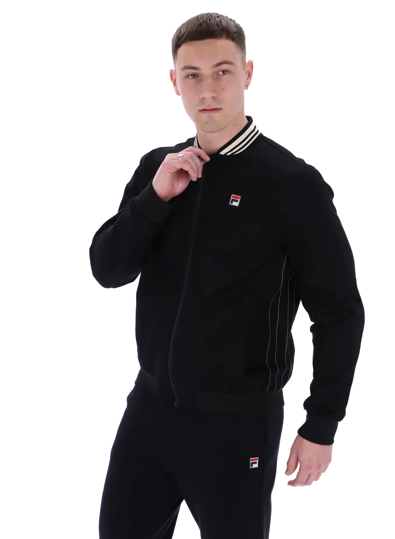 Black Stefano Archive Influence Twill Jacket - Image 4