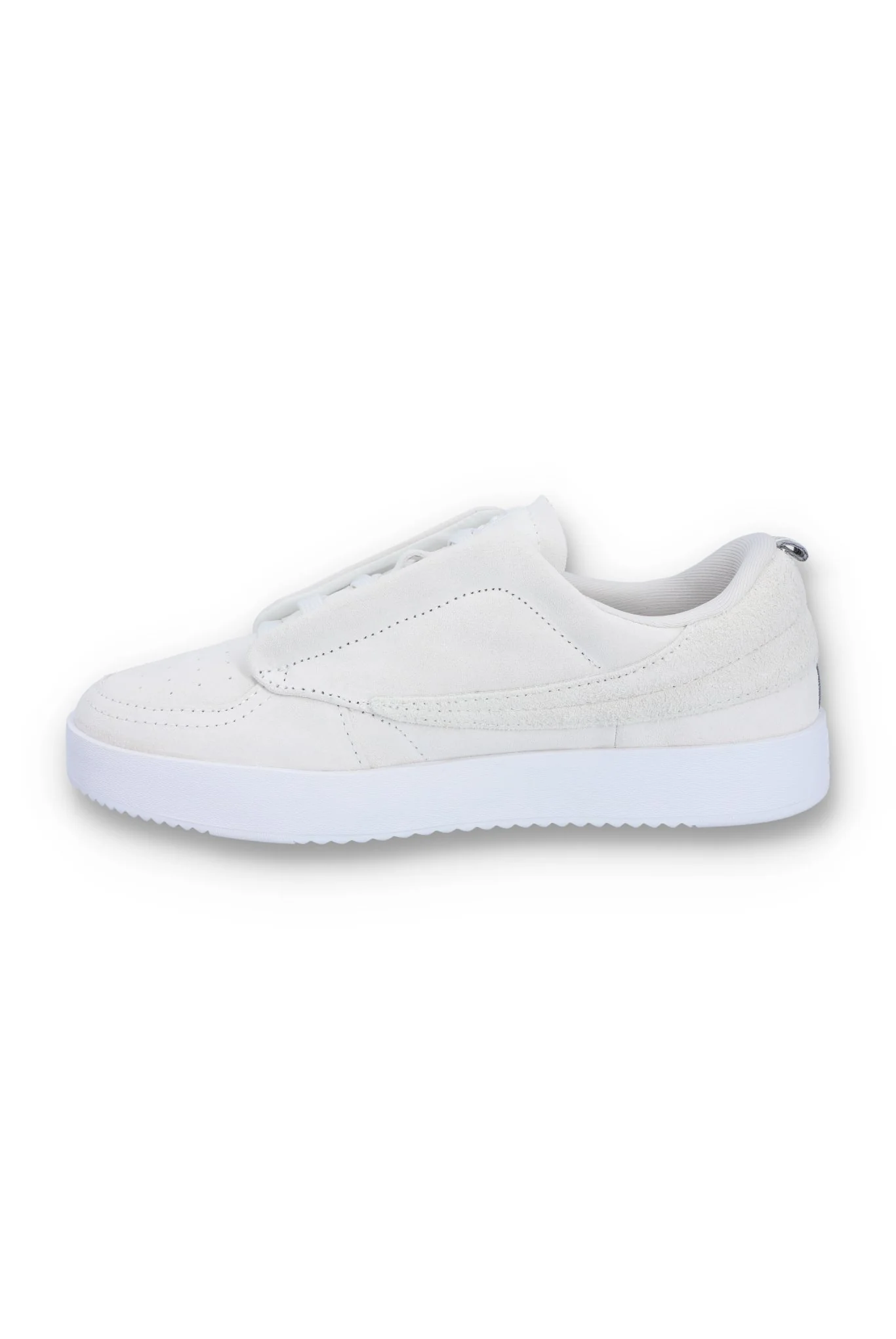 White Suede Festa 77 Heritage Tennis Trainer - Image 5
