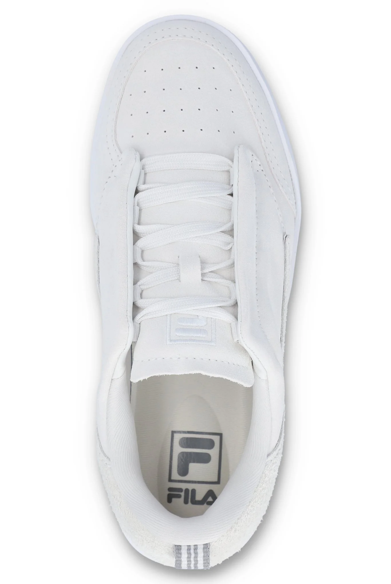 White Suede Festa 77 Heritage Tennis Trainer - Image 6