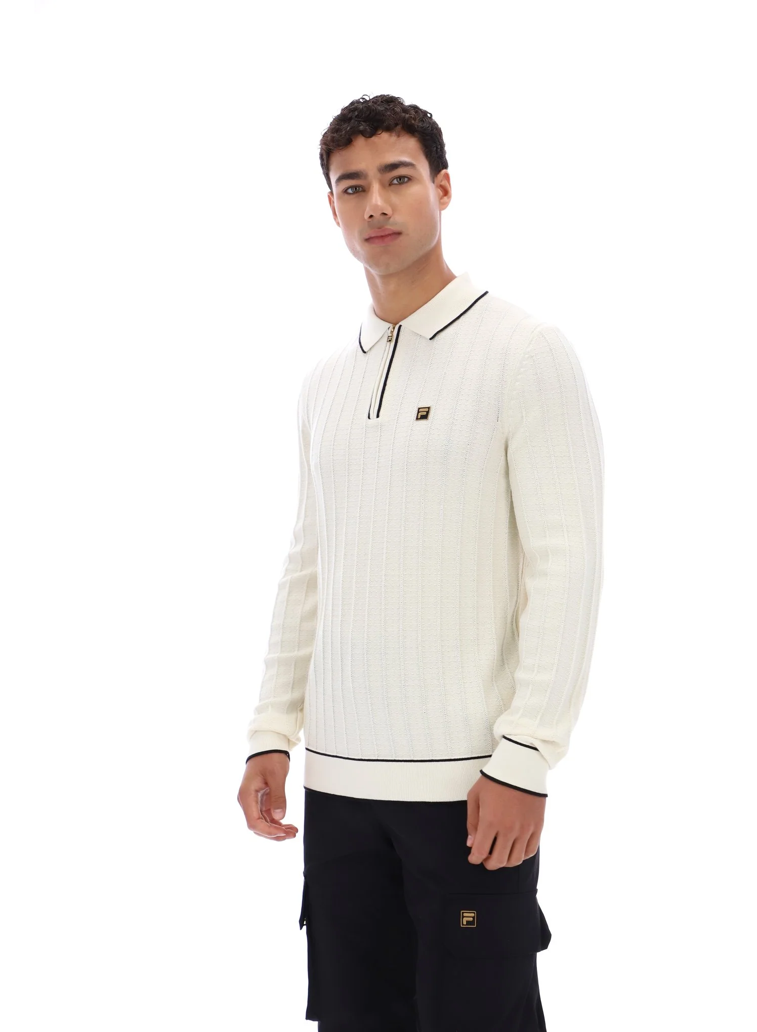 Tofu Sully Long Sleeve Polo Shirt - Image 3