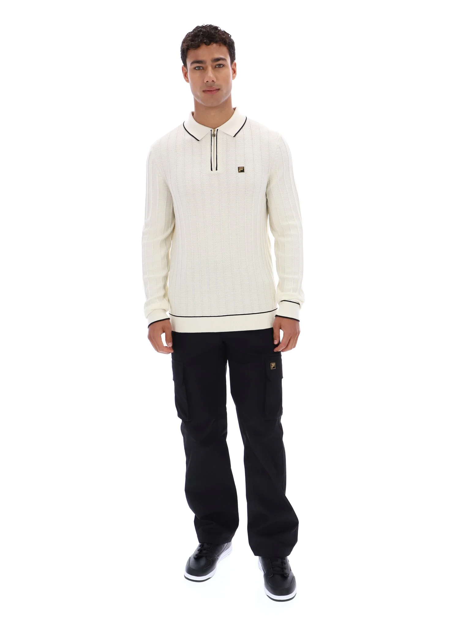 Tofu Sully Long Sleeve Polo Shirt - Image 4