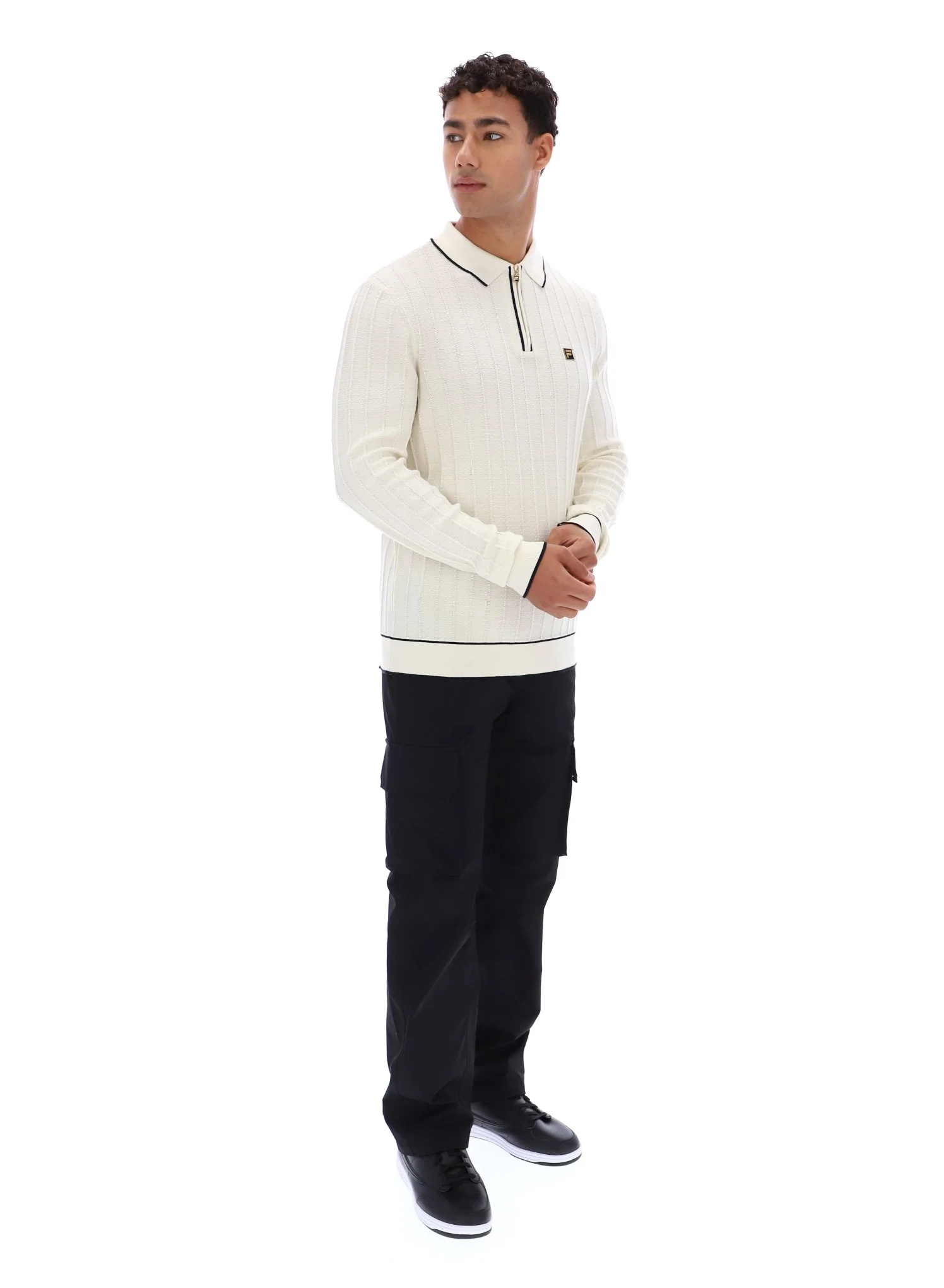 Tofu Sully Long Sleeve Polo Shirt - Image 6