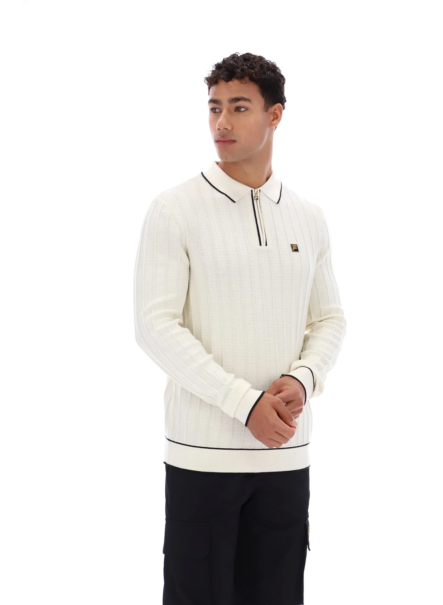 Tofu Sully Long Sleeve Polo Shirt - Image 7