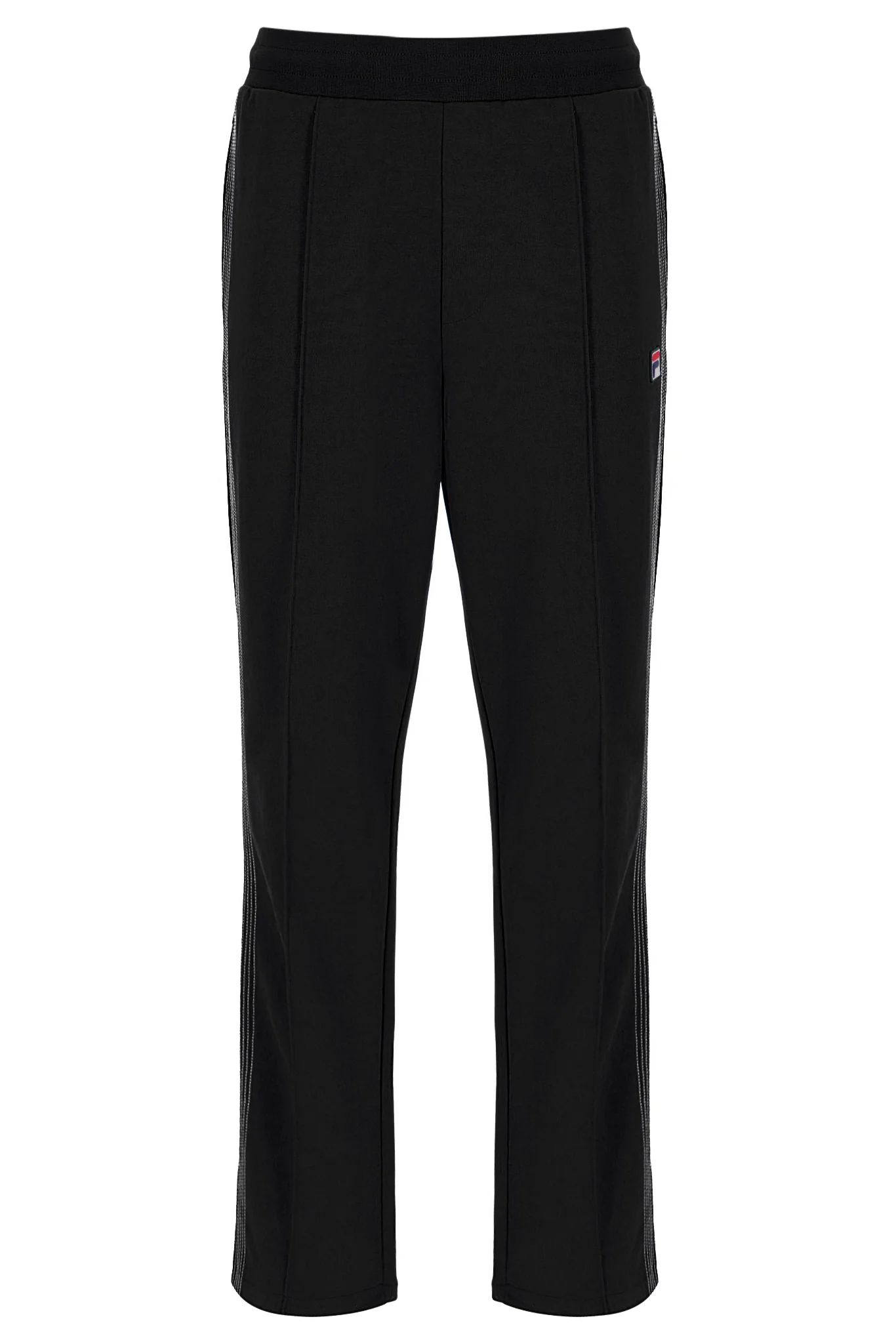 Black Tavis Contrast Stitch Straight Leg Jogger - Image 7