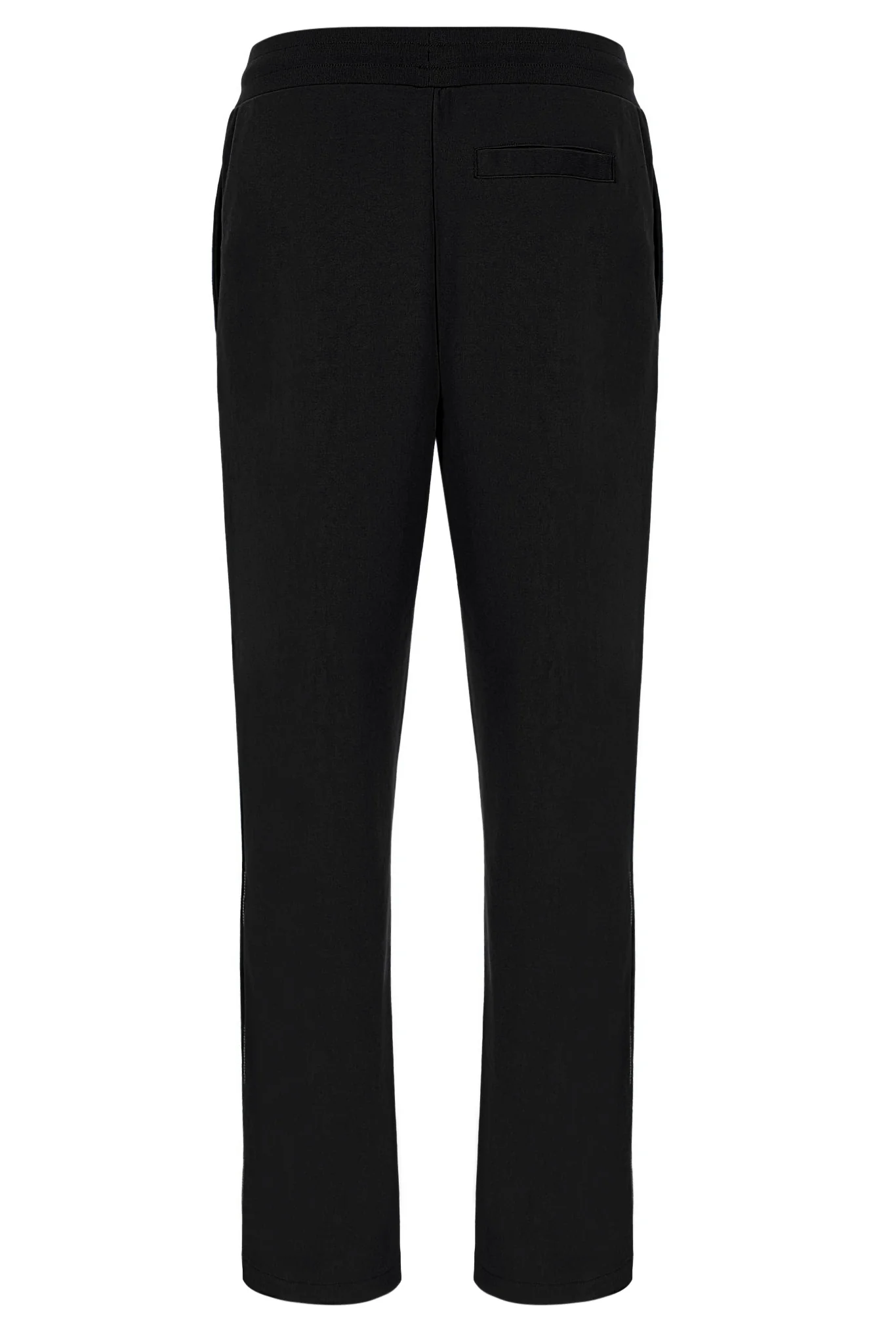 Black Tavis Contrast Stitch Straight Leg Jogger - Image 8