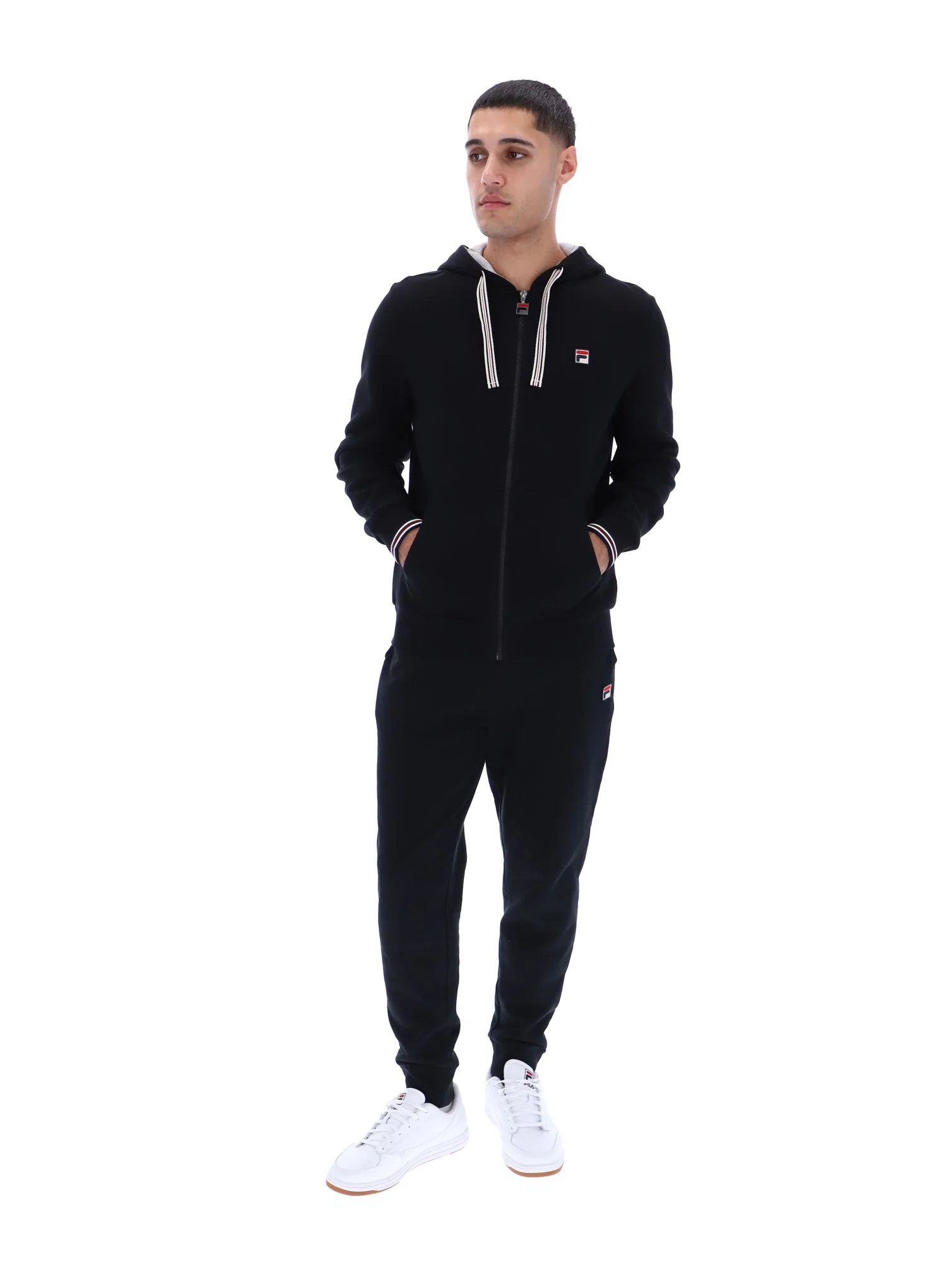 Black Tenconi Zip Up Hoodie - Image 3