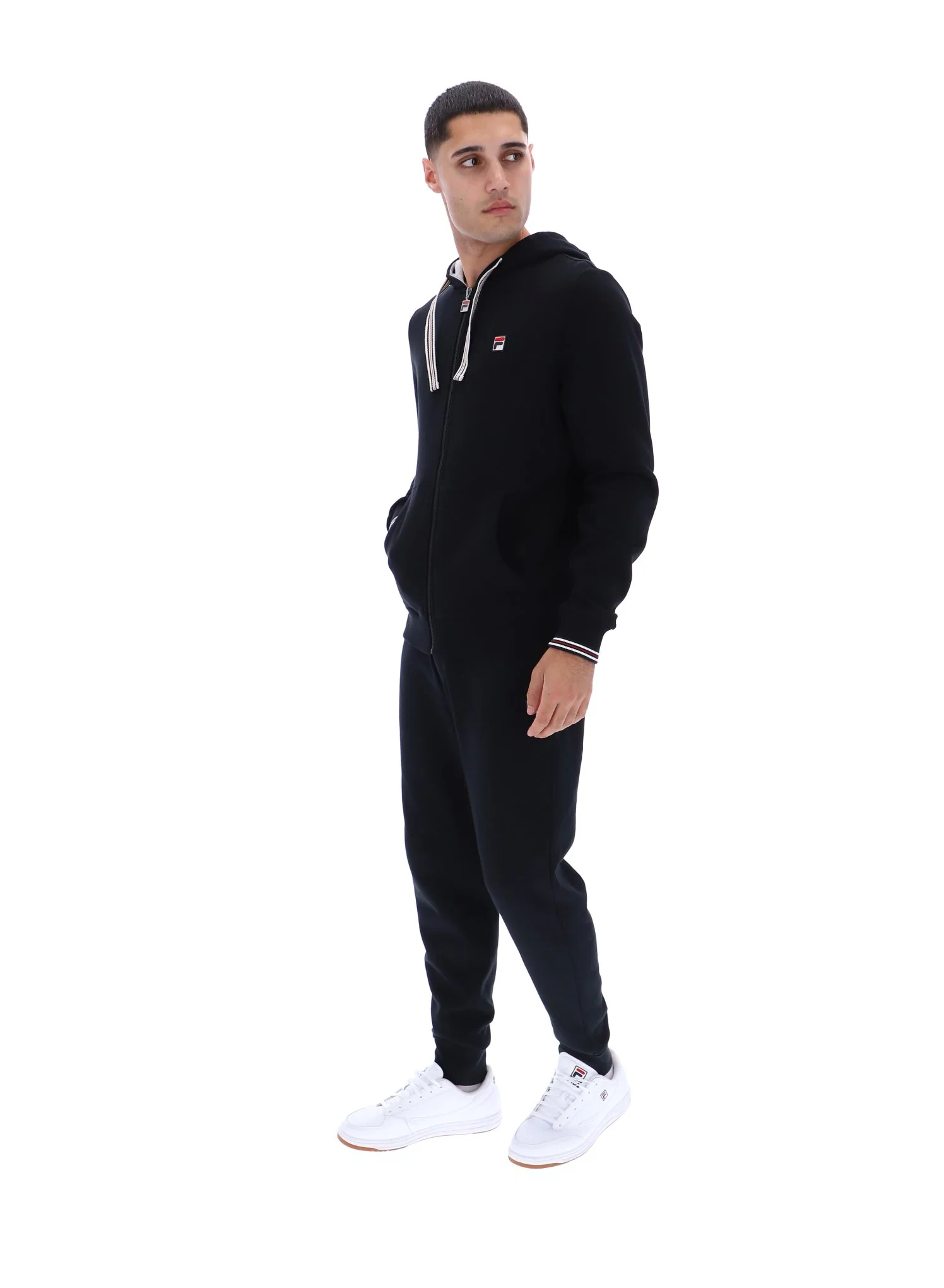 Black Tenconi Zip Up Hoodie - Image 4