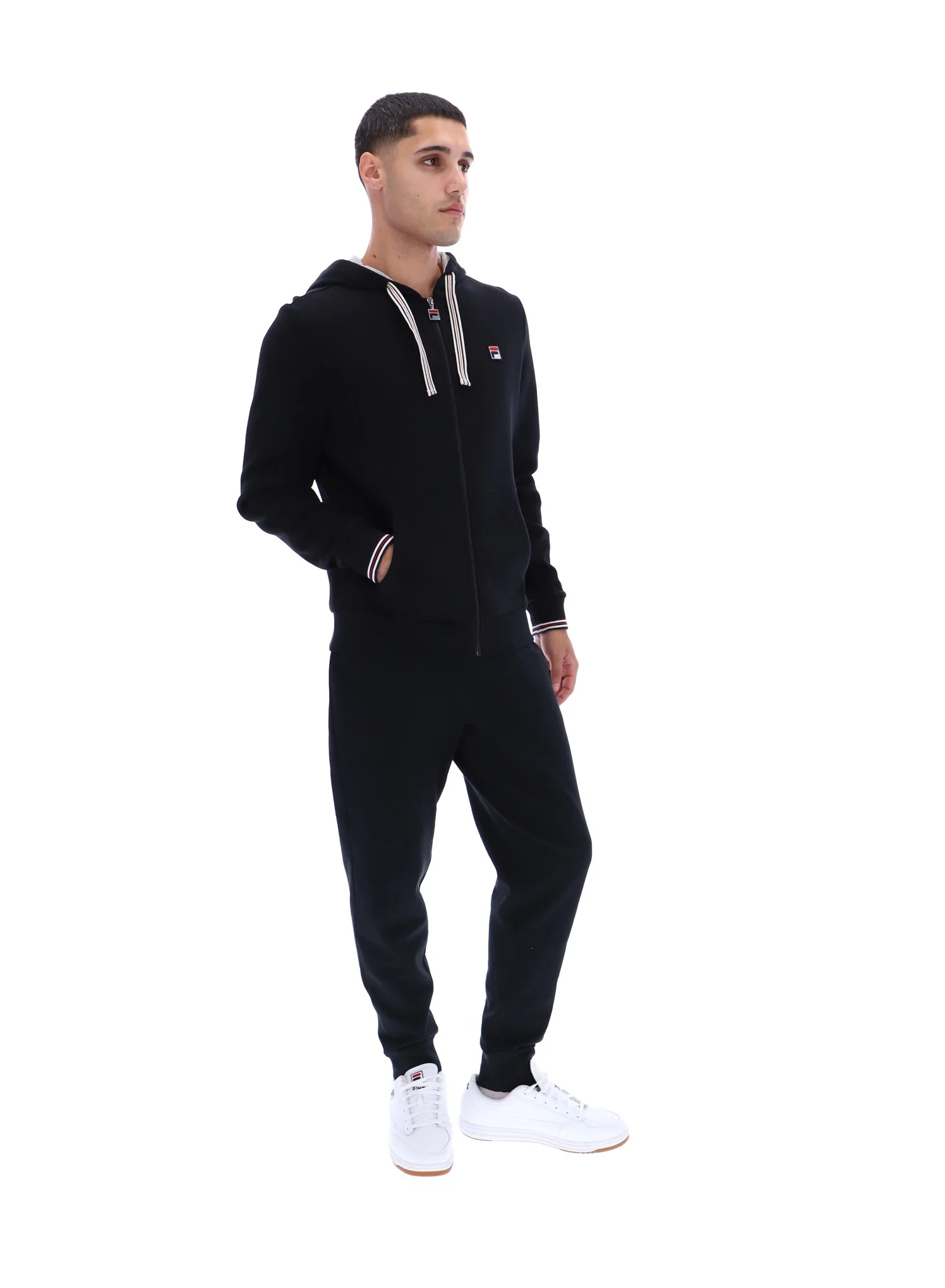 Black Tenconi Zip Up Hoodie - Image 5