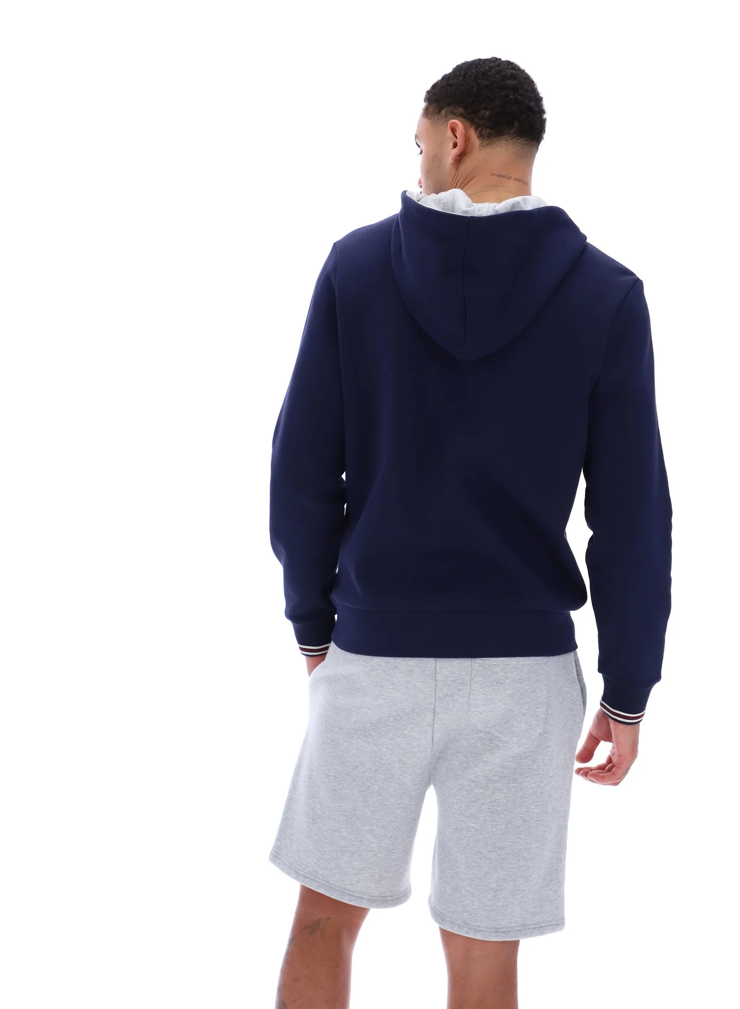 Fila Navy Tenconi Zip Up Hoodie - Image 8