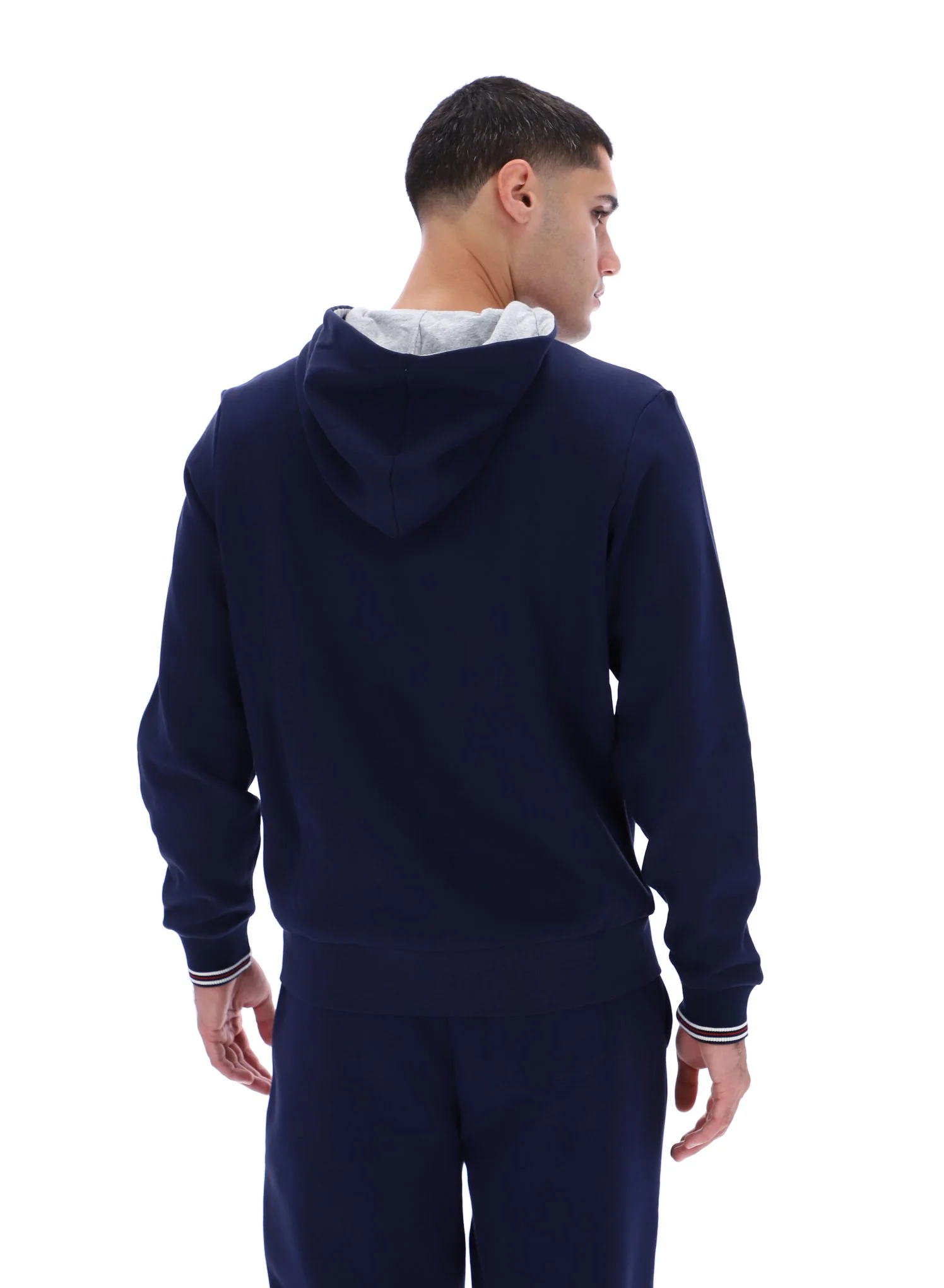 Fila Navy Tenconi Zip Up Hoodie - Image 7