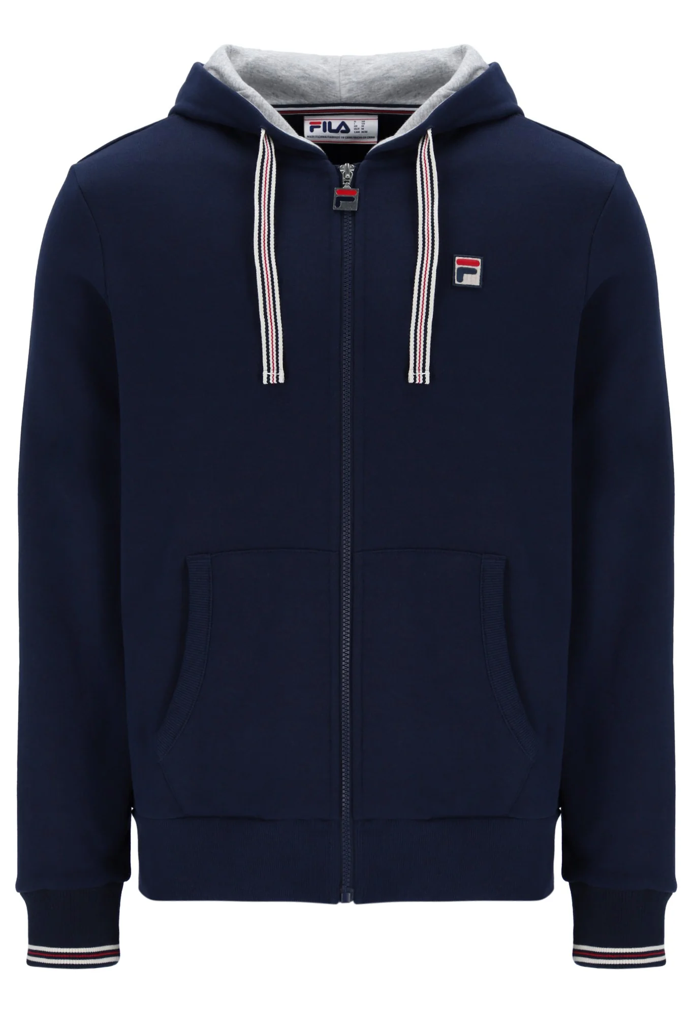 Fila Navy Tenconi Zip Up Hoodie - Image 8