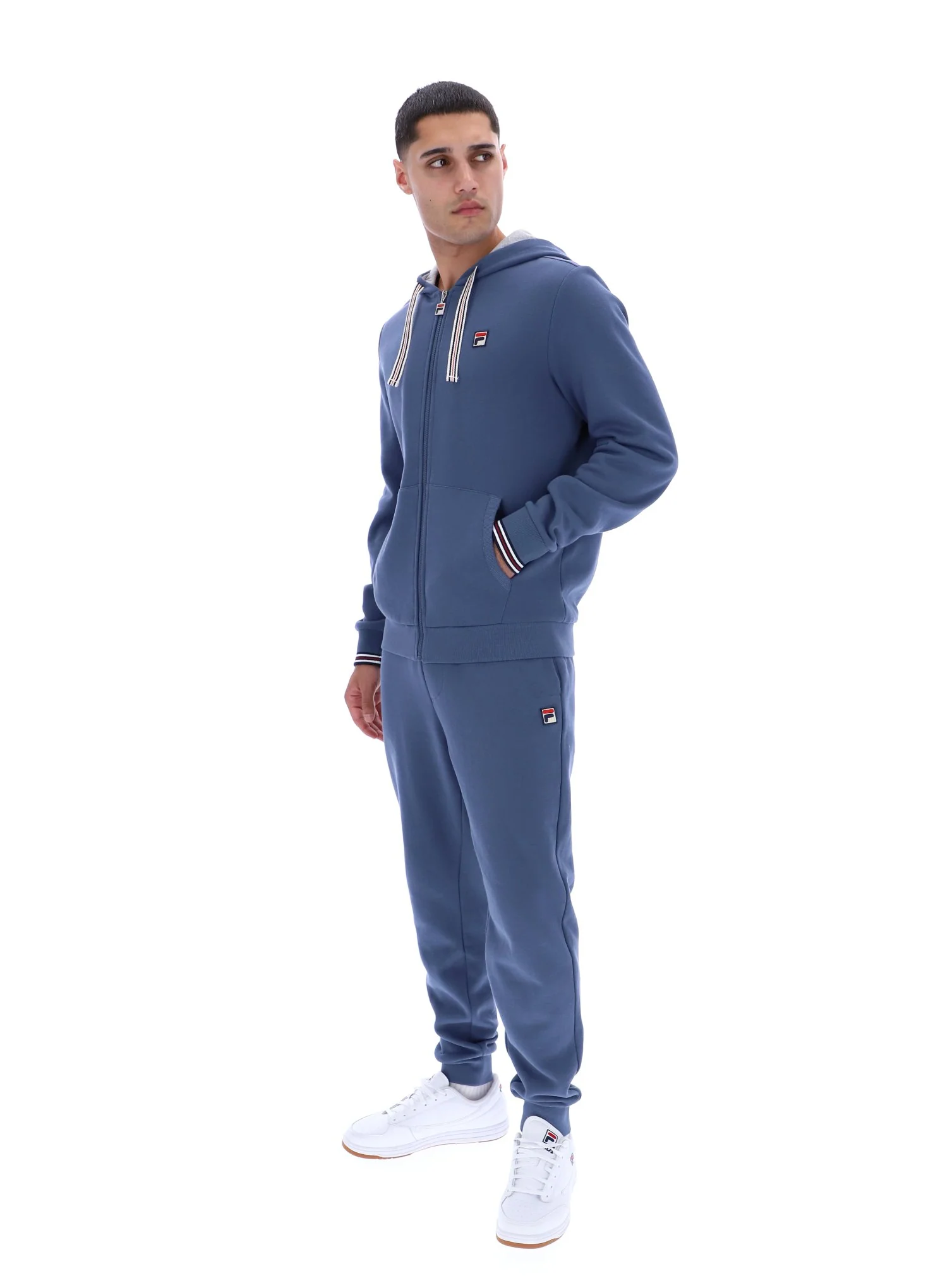 Vintage Indigo Tenconi Zip Up Hoodie - Image 4