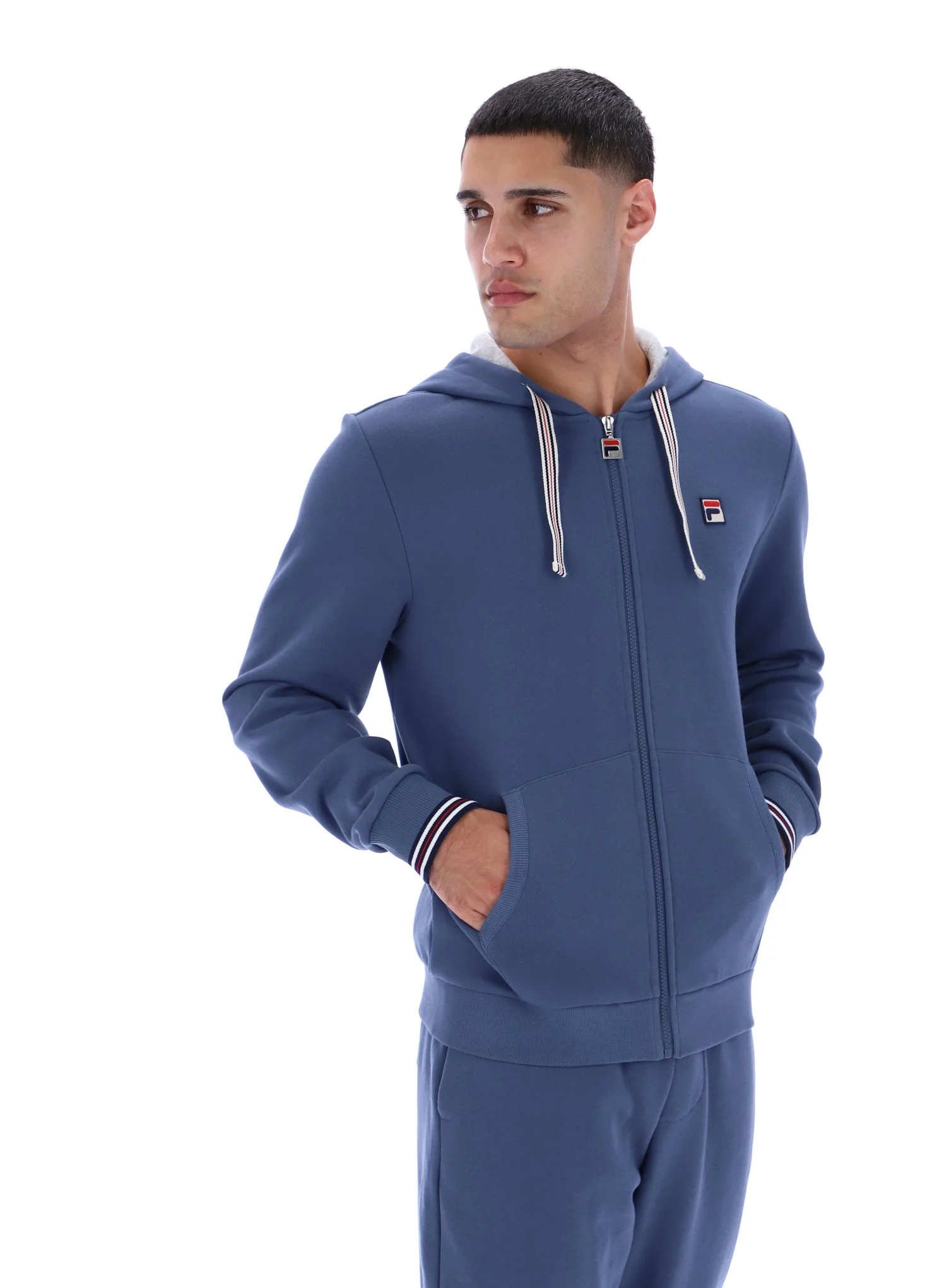 Vintage Indigo Tenconi Zip Up Hoodie - Image 6