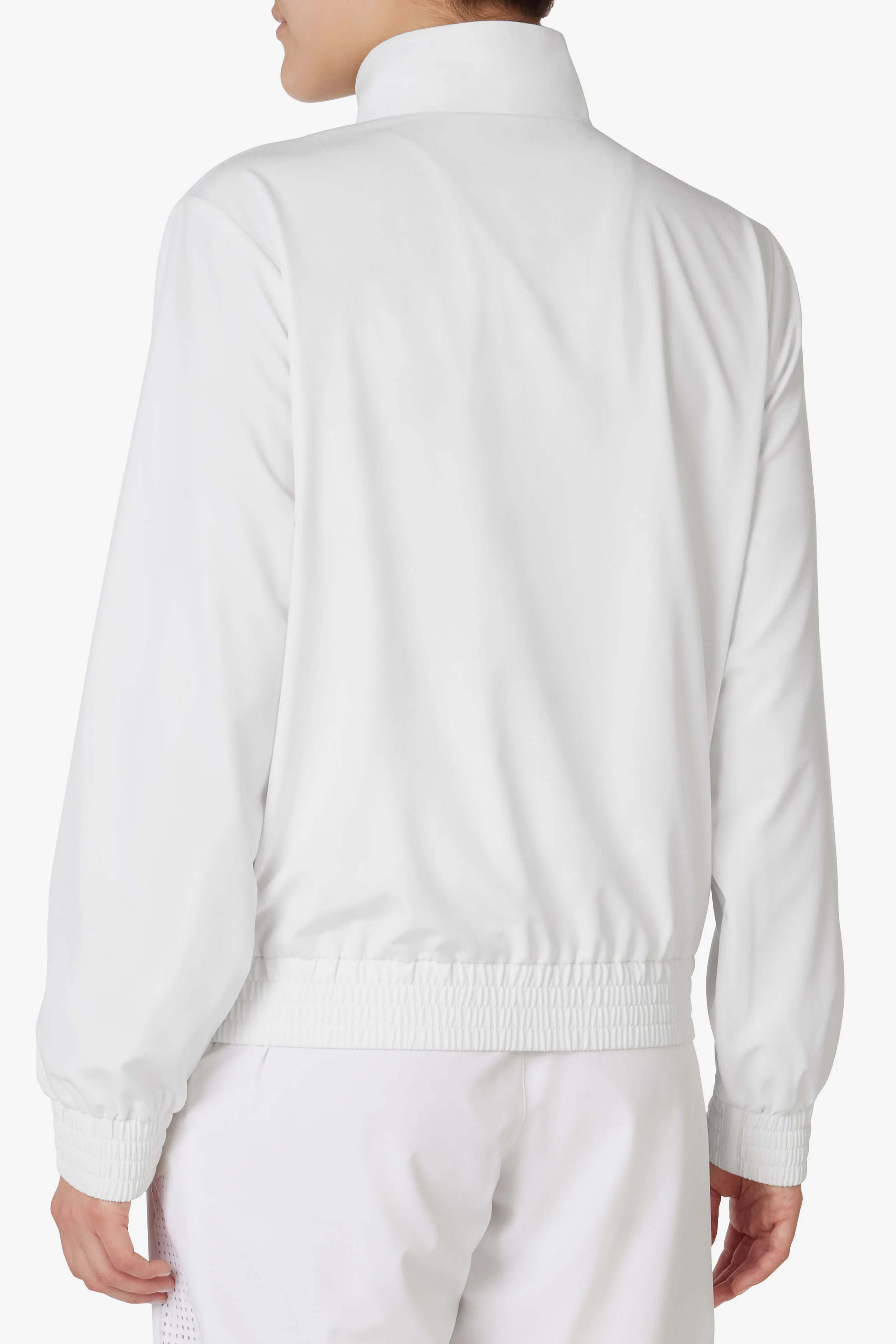 White Tennis Advantage Track Top - Image 3