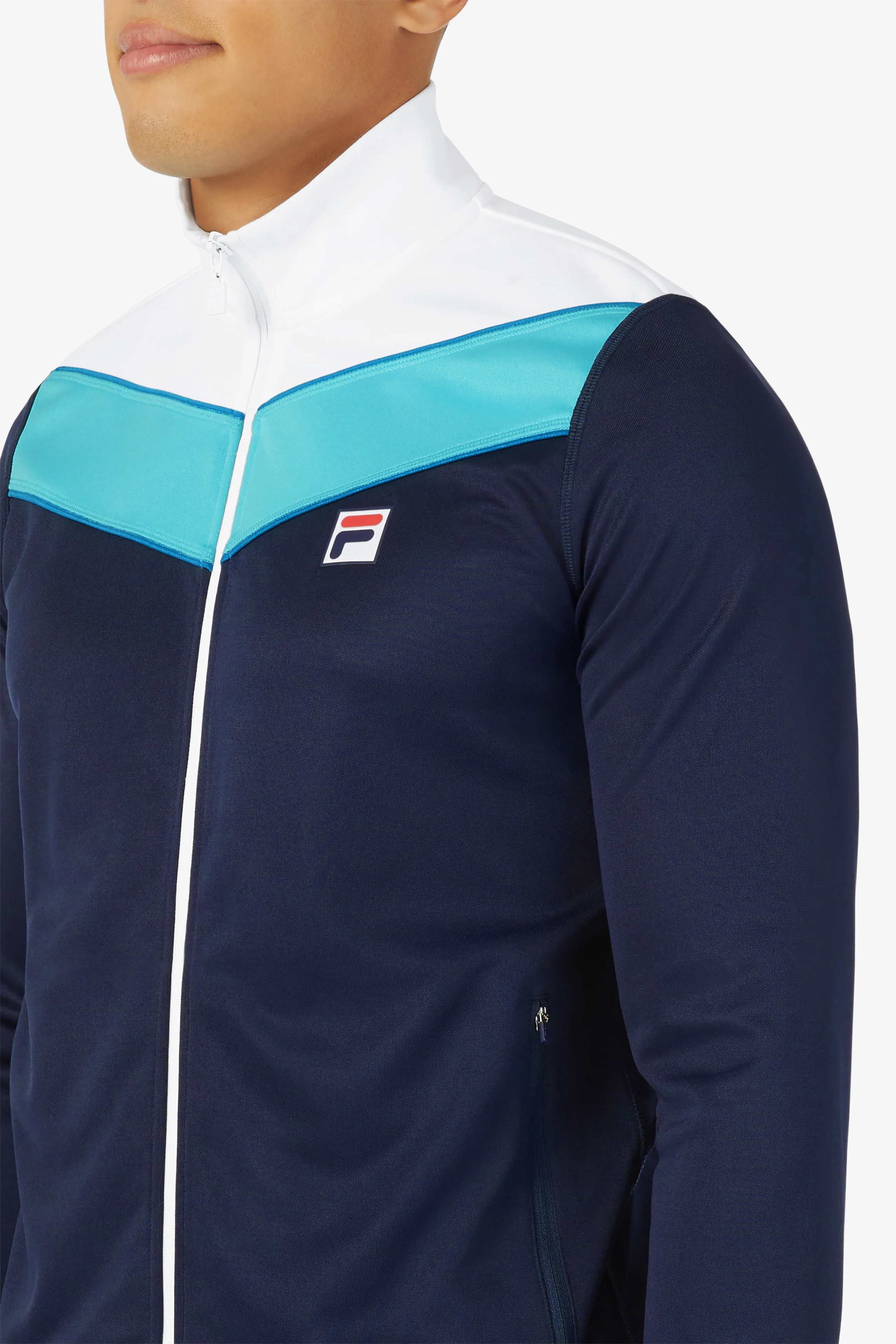 Fila Navy Tennis BNP Track Top - Image 3