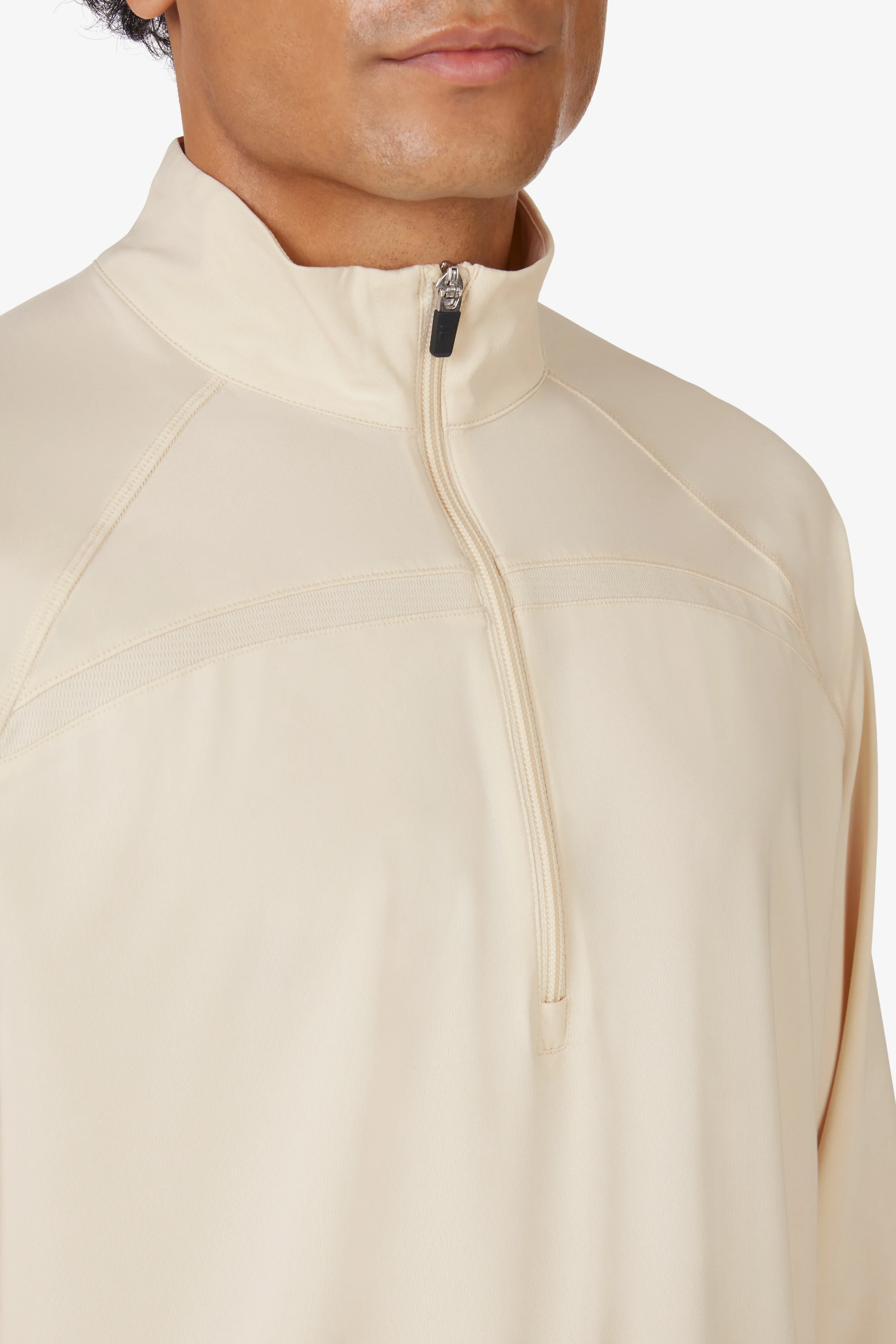 Beige Tennis Essential Track Top - Image 4