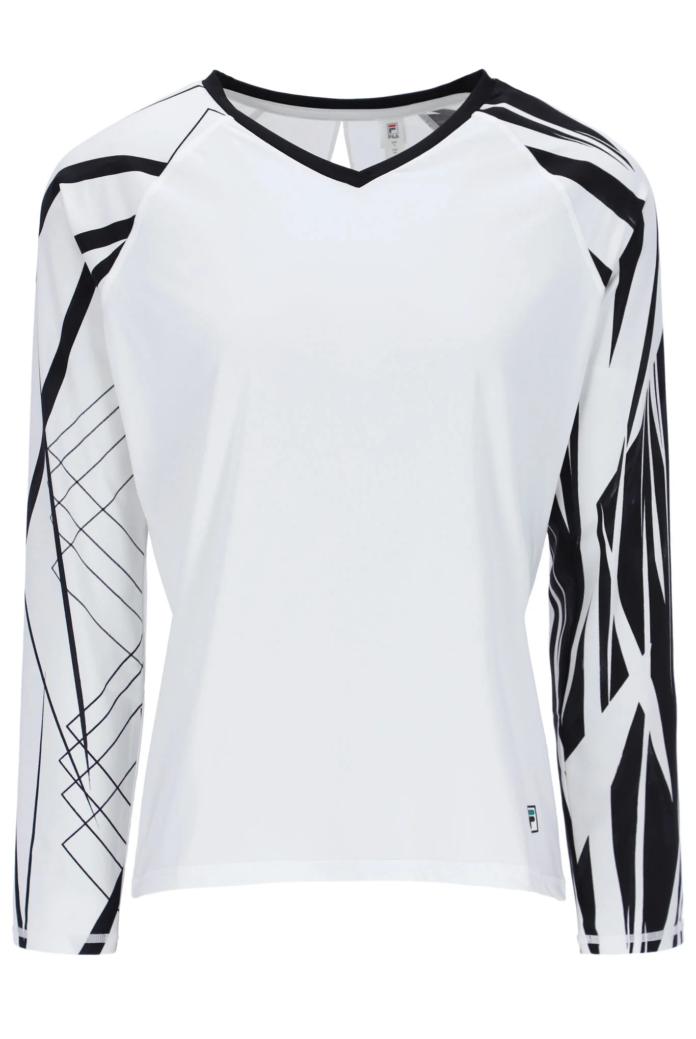 White Pro Tennis Long Sleeved Top