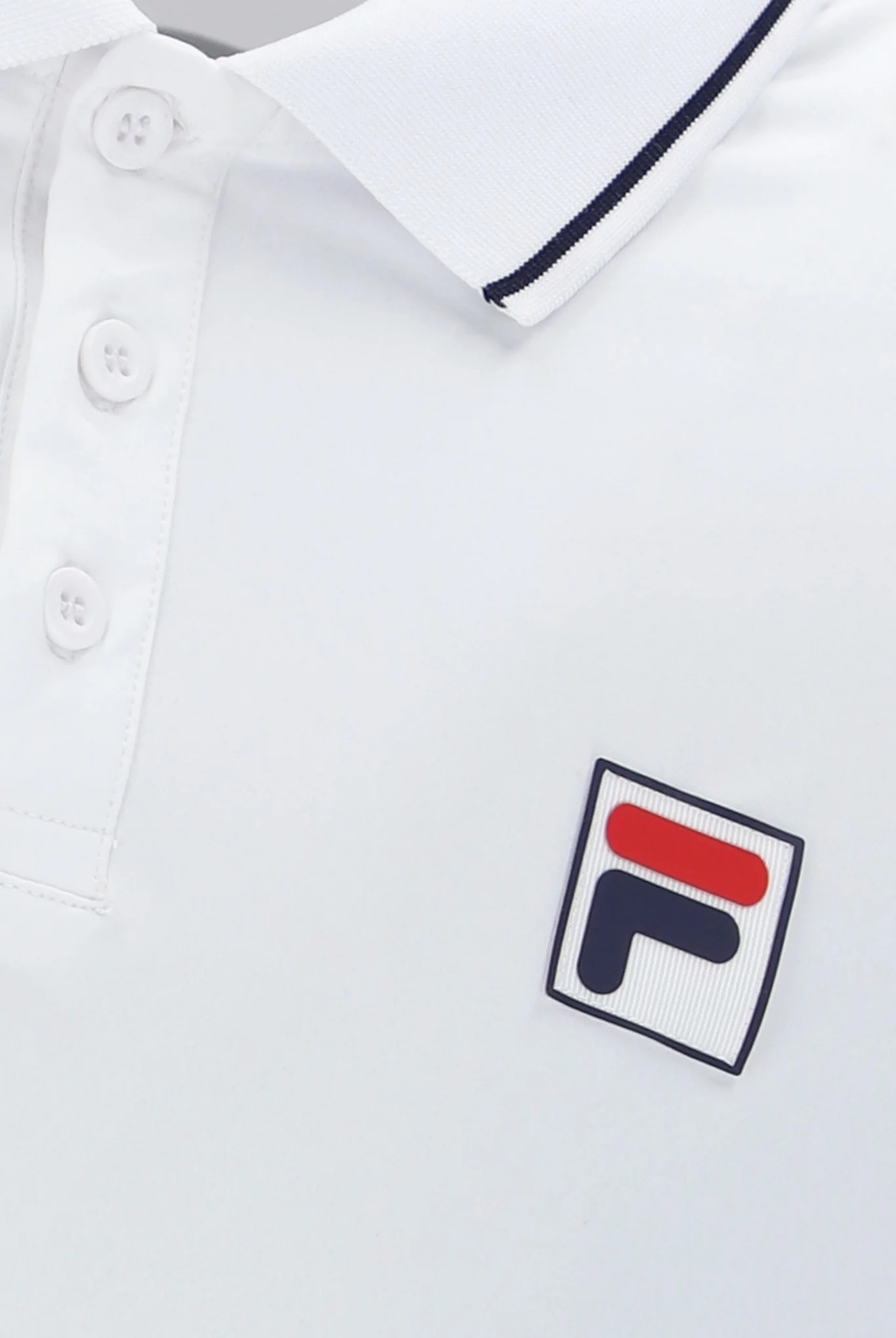 White Men's Tennis GB Polo - Image 3