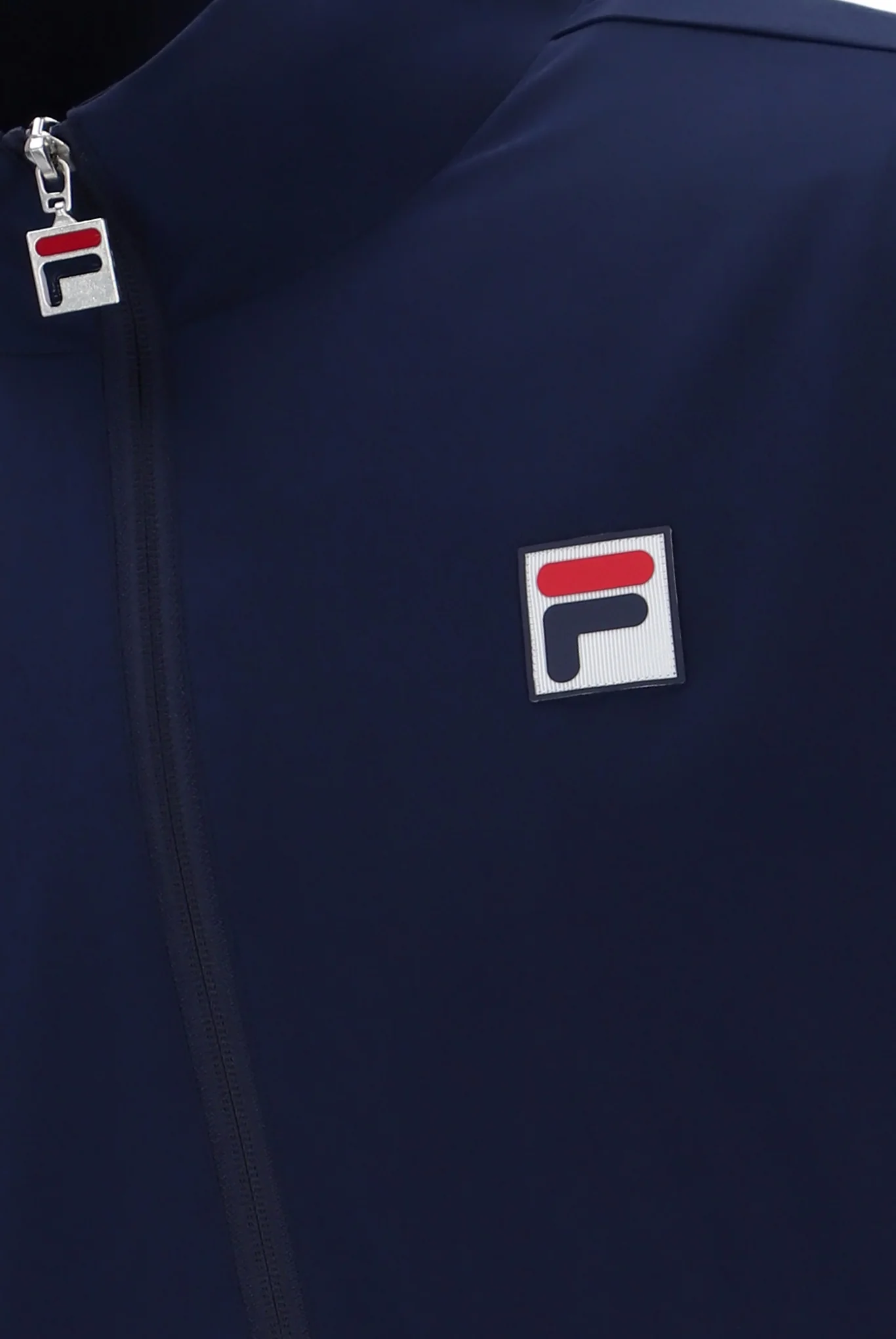 Navy Men's Tennis Track Top - Image 3