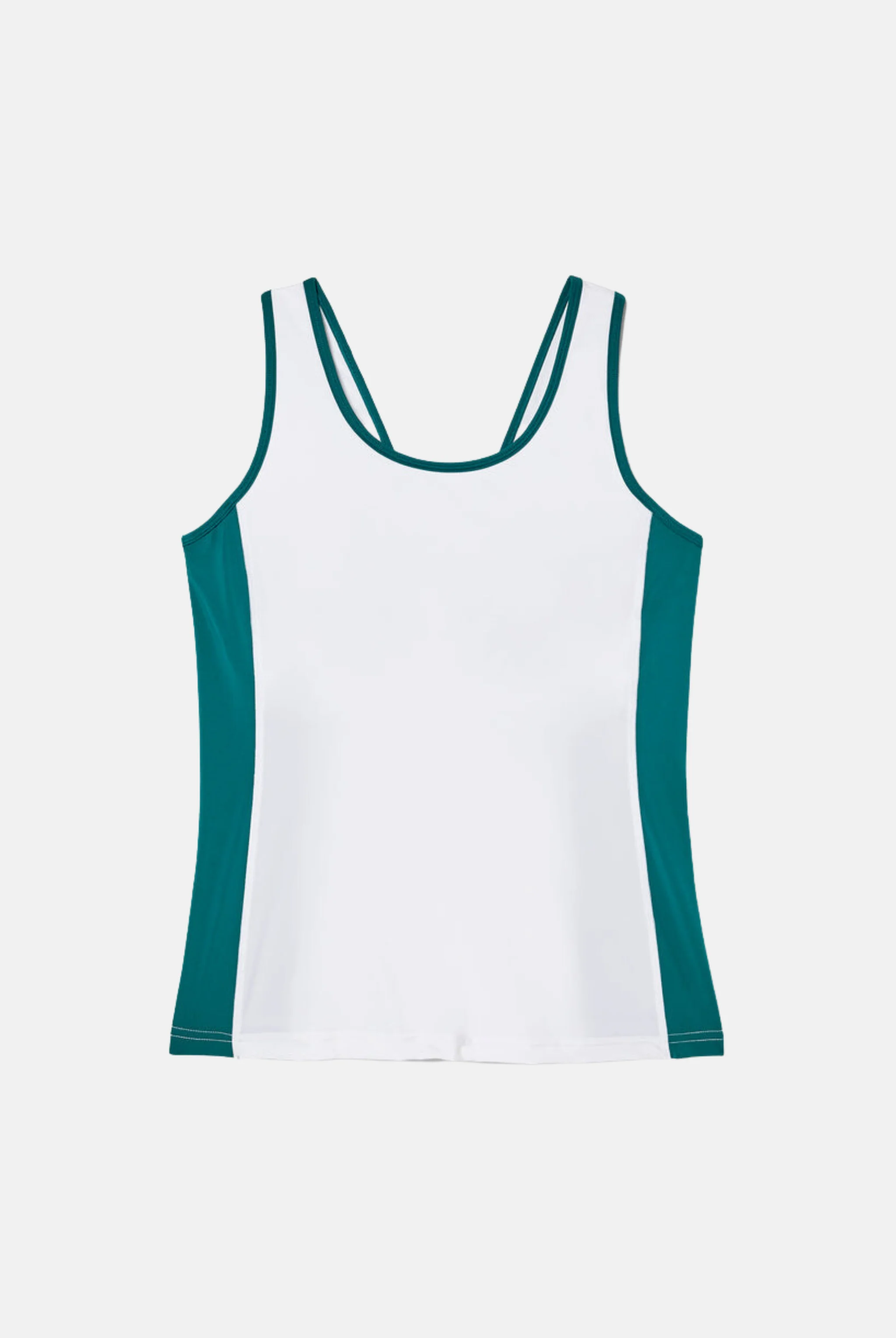 White Pro Tennis V-Back Tank
