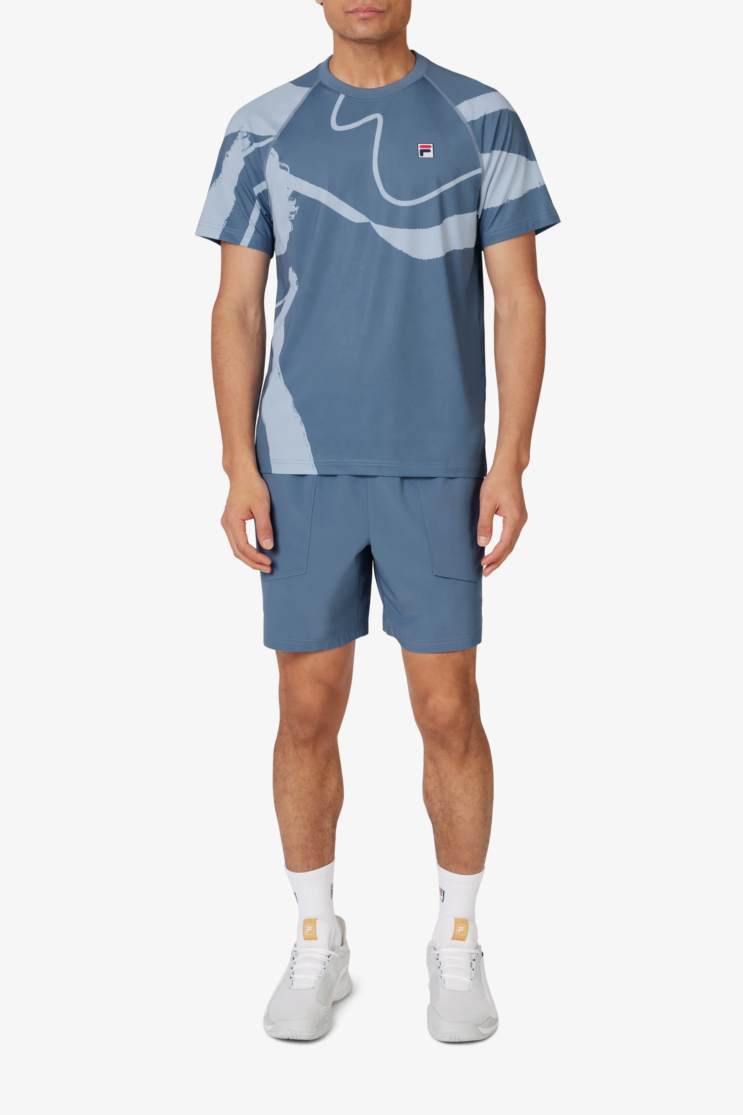 Blue Tennis Woven Court Short - Image 4