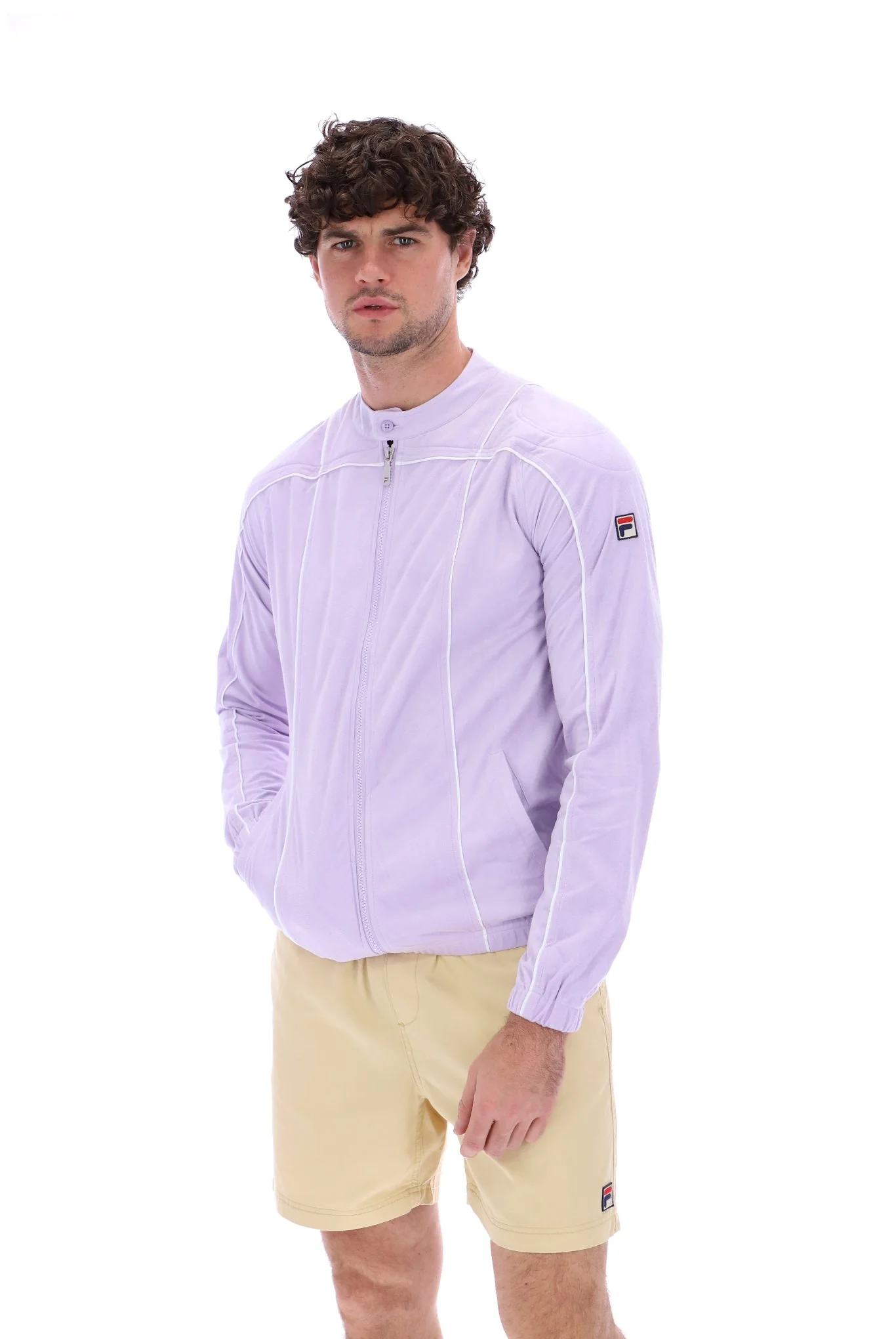 Pastel Lilac Terrinda Iconic Biker Jacket - Image 5