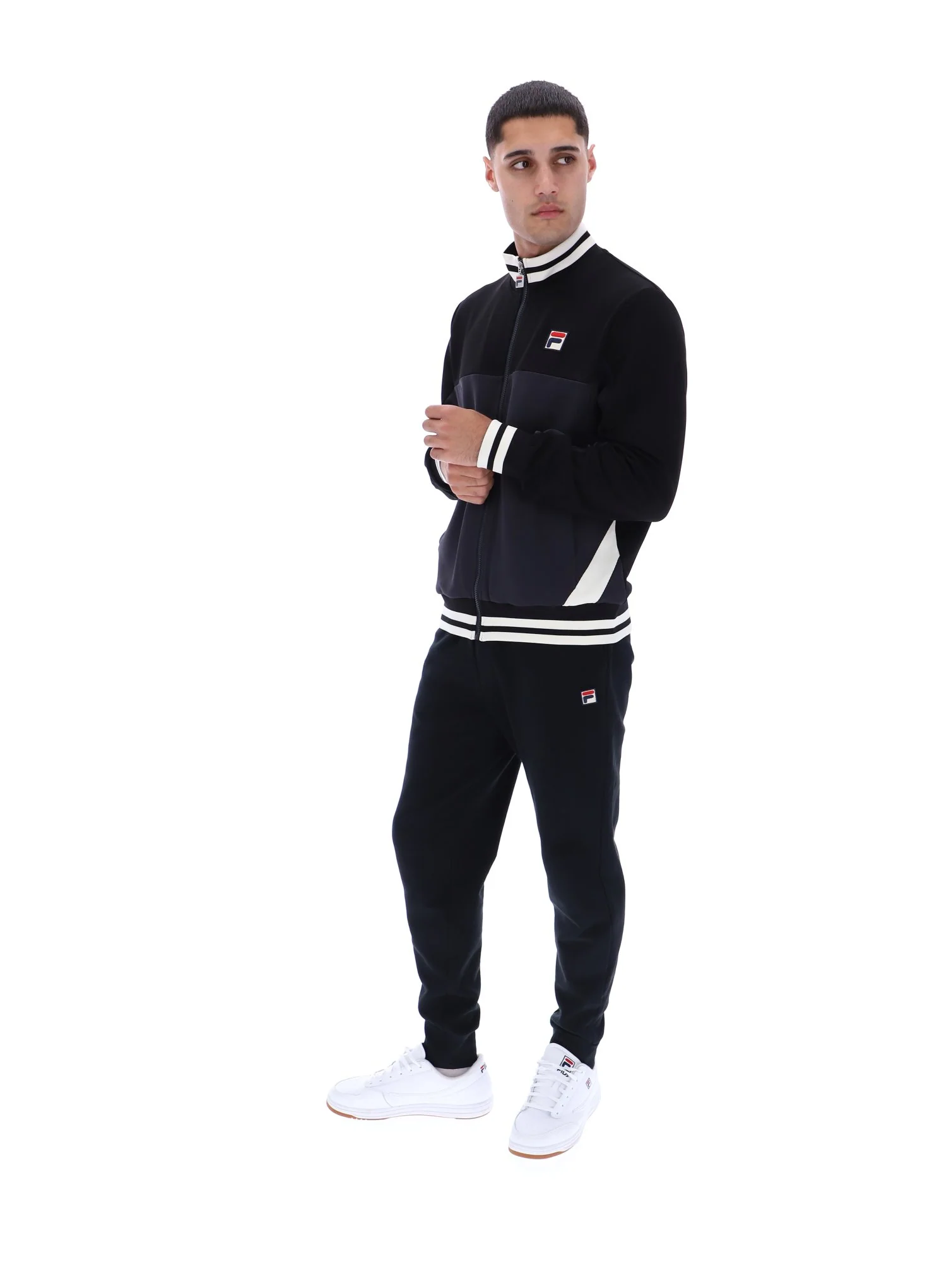 Black Tie Breaker Funnel Neck Jacket - Image 4