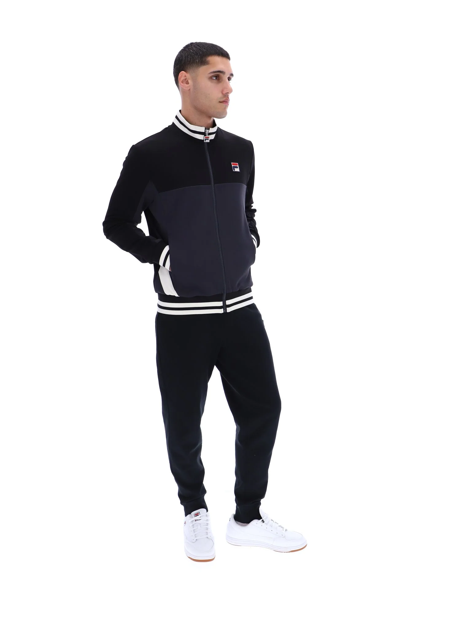 Black Tie Breaker Funnel Neck Jacket - Image 5