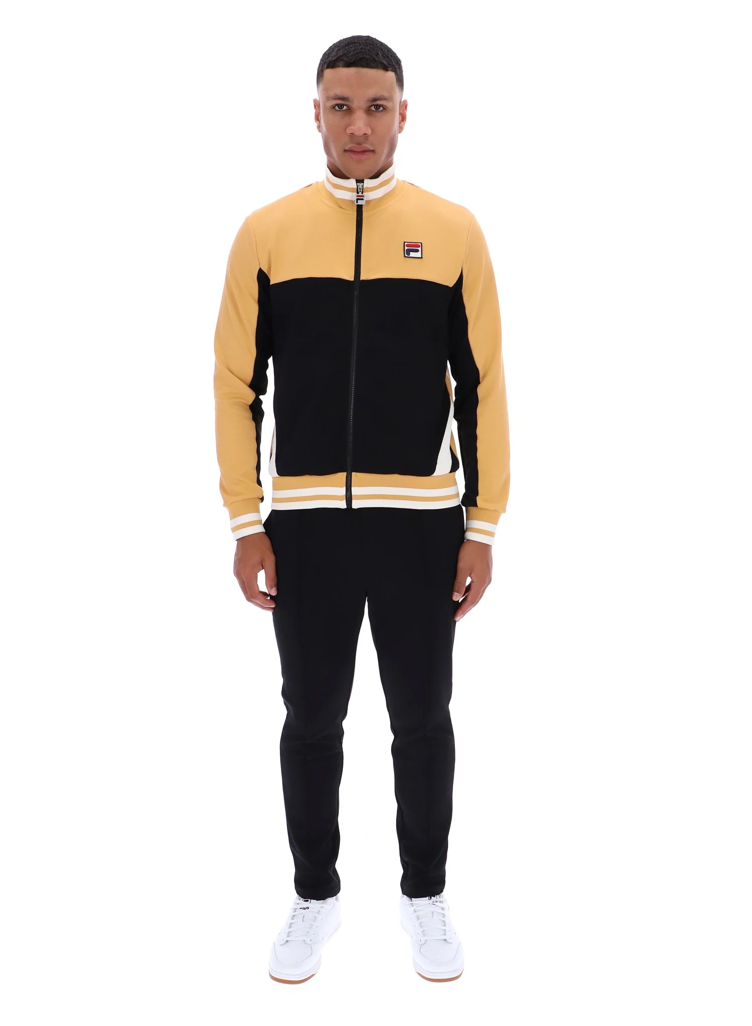 Oak Buff Tie Breaker Funnel Neck Jacket - Image 3