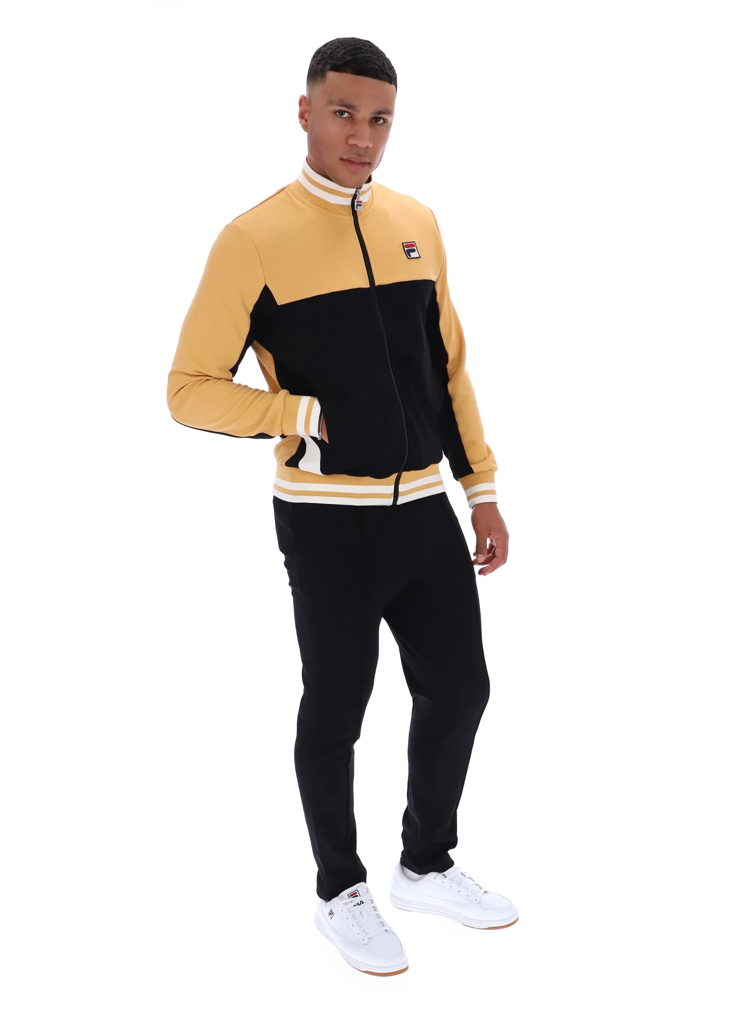Oak Buff Tie Breaker Funnel Neck Jacket - Image 4