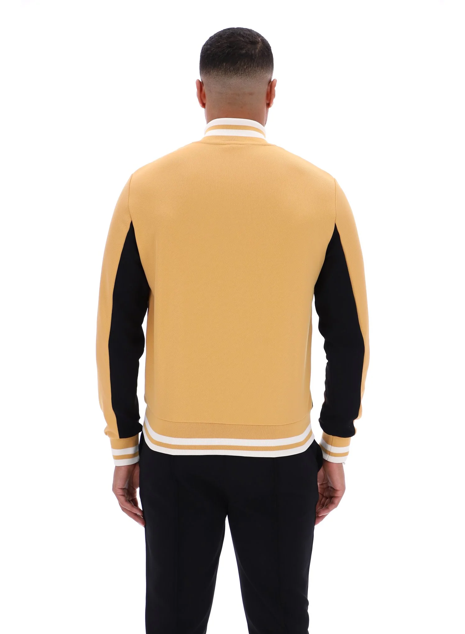 Oak Buff Tie Breaker Funnel Neck Jacket - Image 6