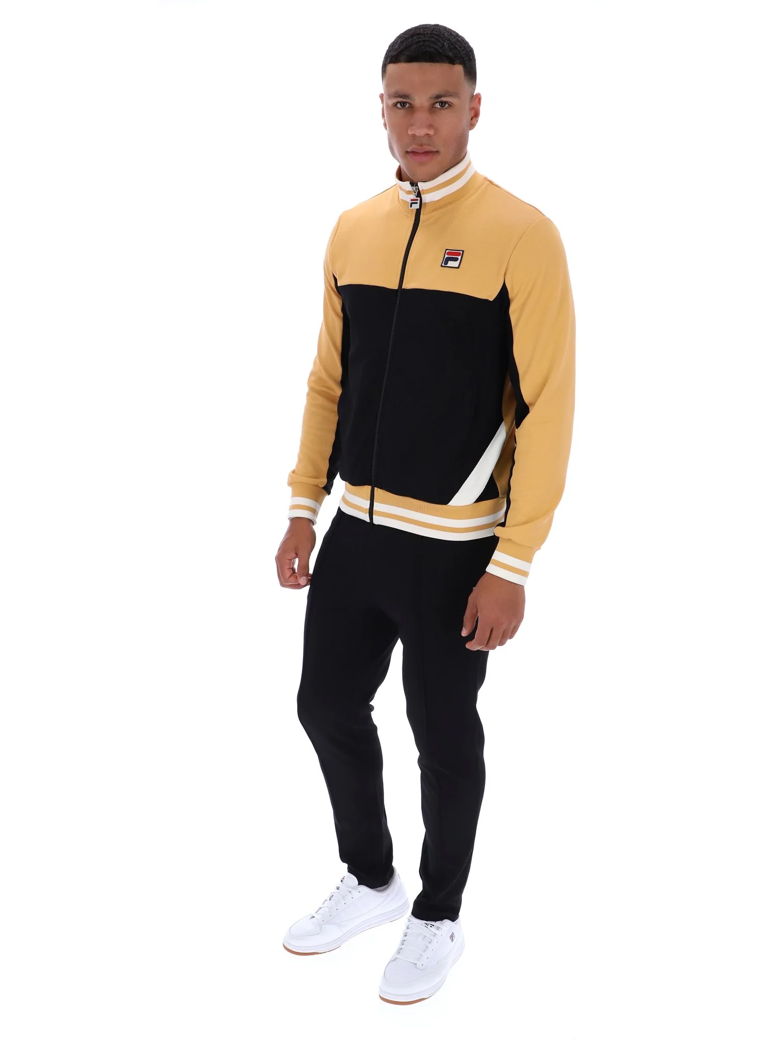 Oak Buff Tie Breaker Funnel Neck Jacket - Image 7