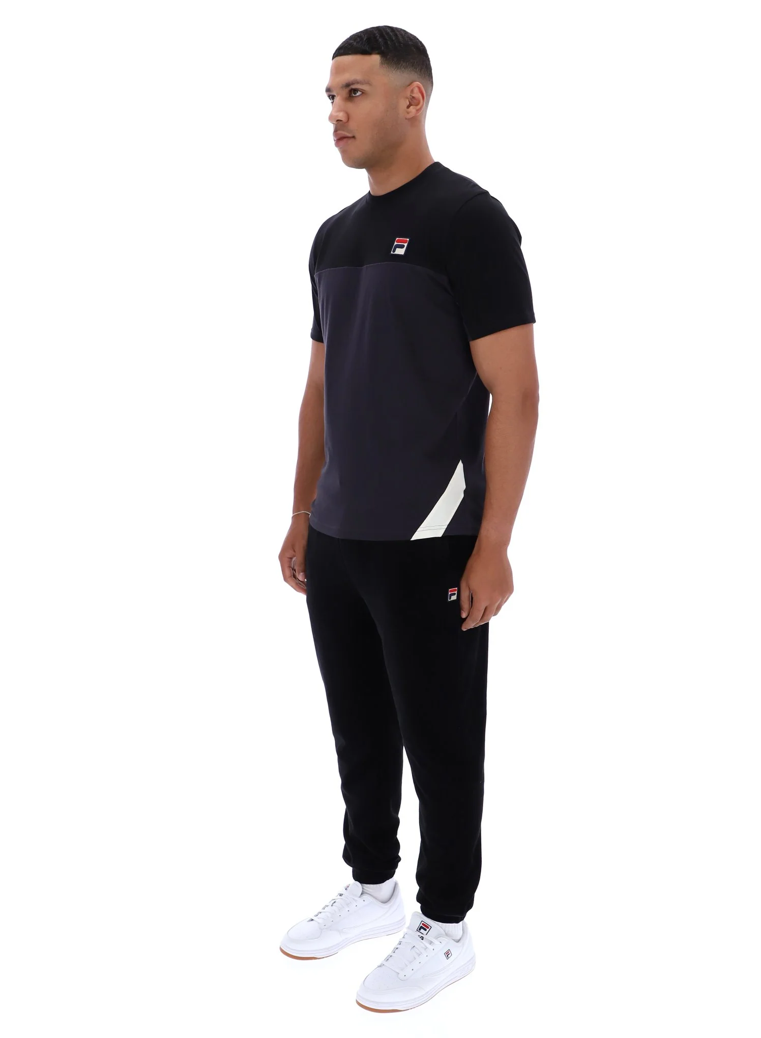 Black Tiebreaker Colour Block T-Shirt - Image 4