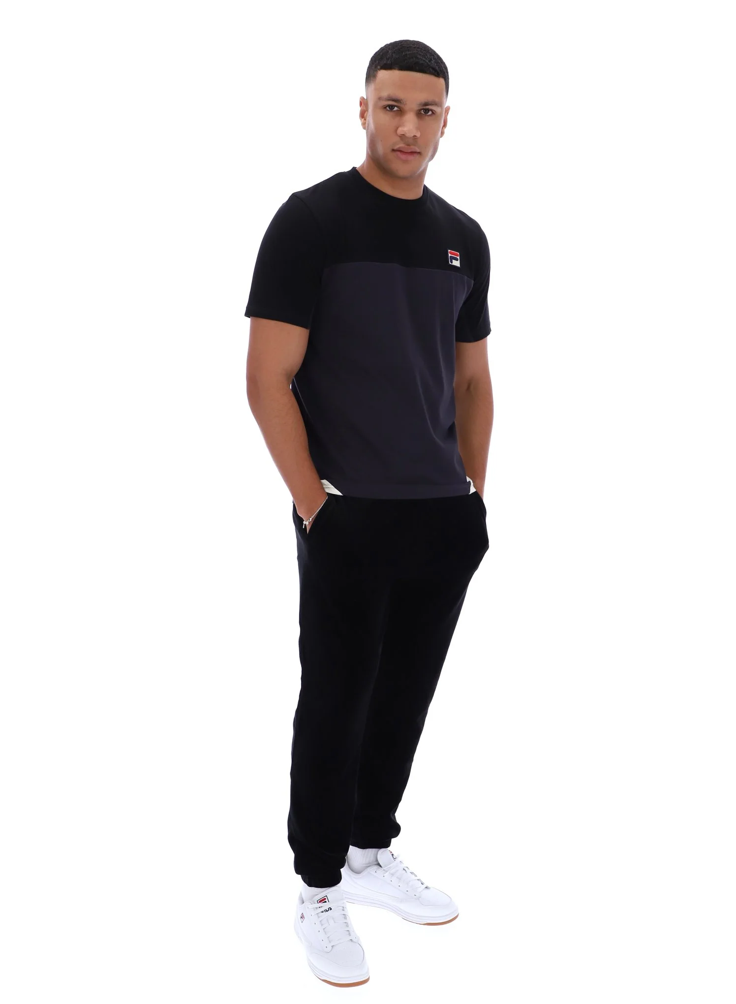 Black Tiebreaker Colour Block T-Shirt - Image 5