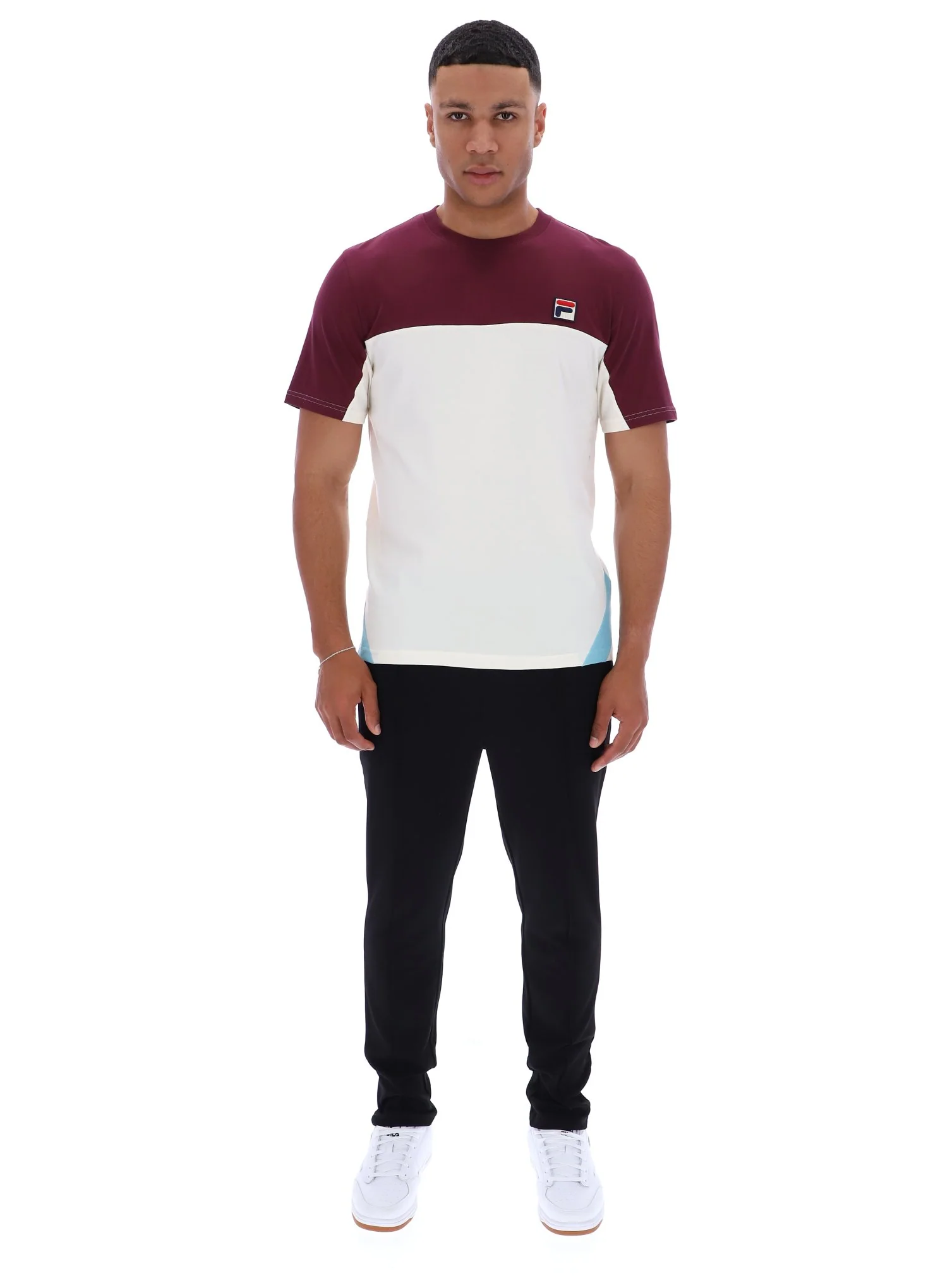 Fig Tiebreaker Colour Block T-Shirt - Image 4