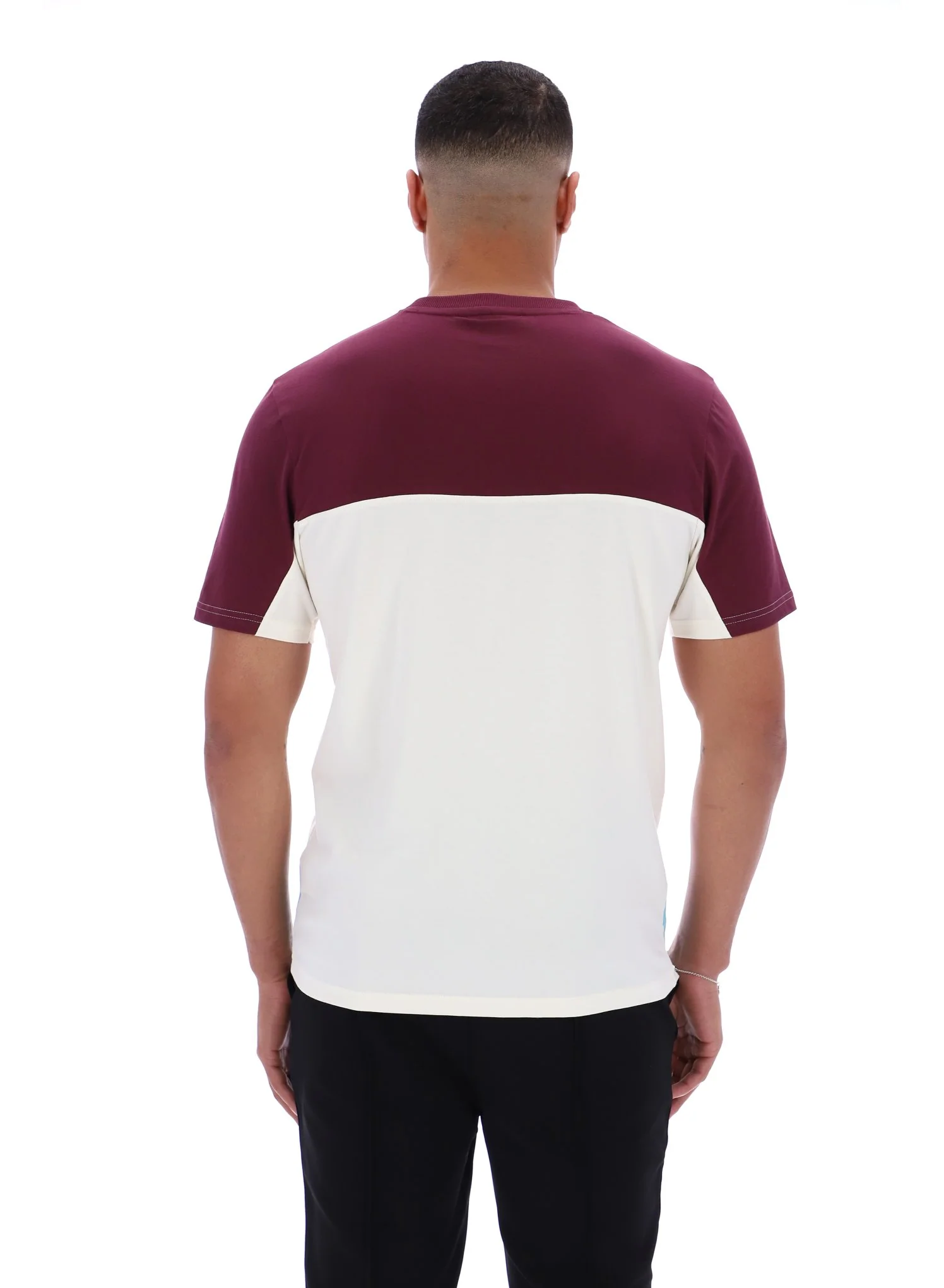 Fig Tiebreaker Colour Block T-Shirt - Image 7