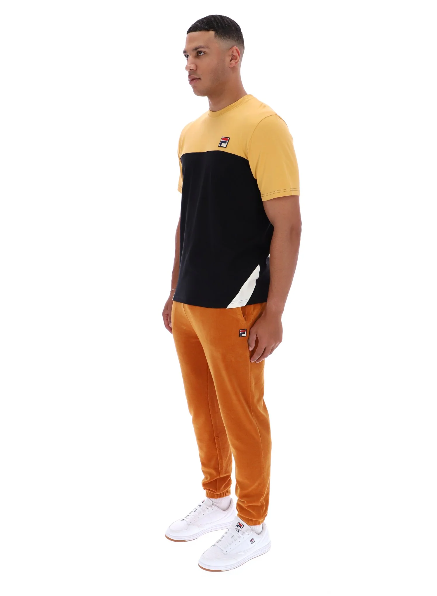 Oak Buff Tiebreaker Colour Block T-Shirt - Image 5