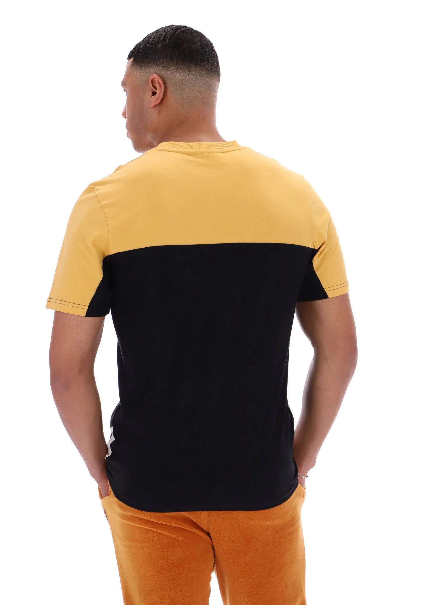 Oak Buff Tiebreaker Colour Block T-Shirt - Image 8