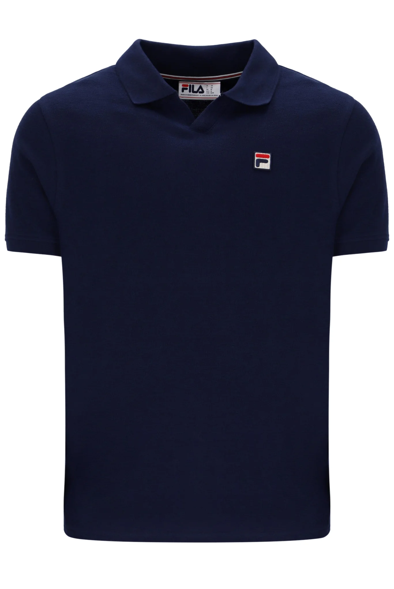 Fila Navy Tristiano Textured Polo - Image 2