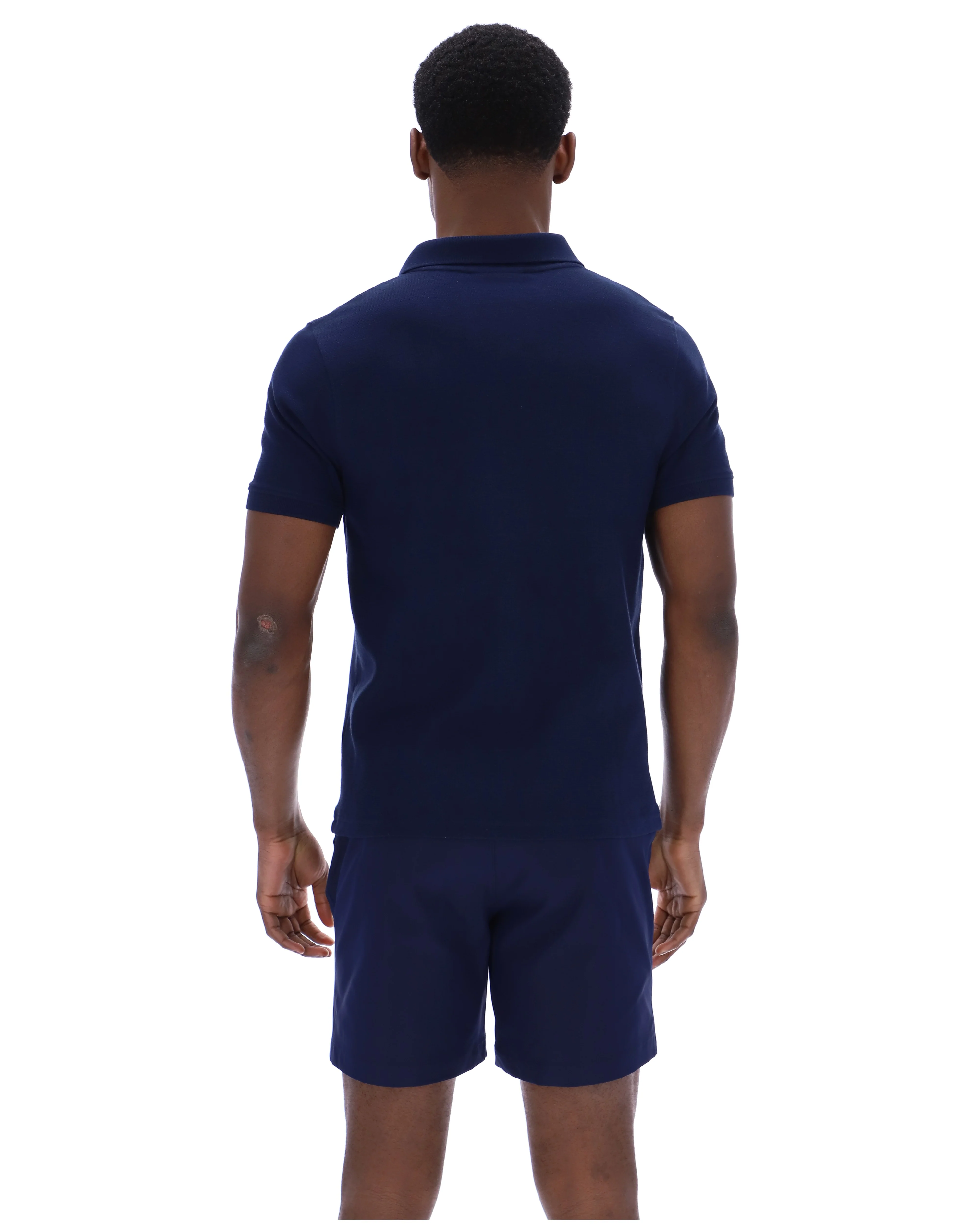Fila Navy Tristiano Textured Polo - Image 8