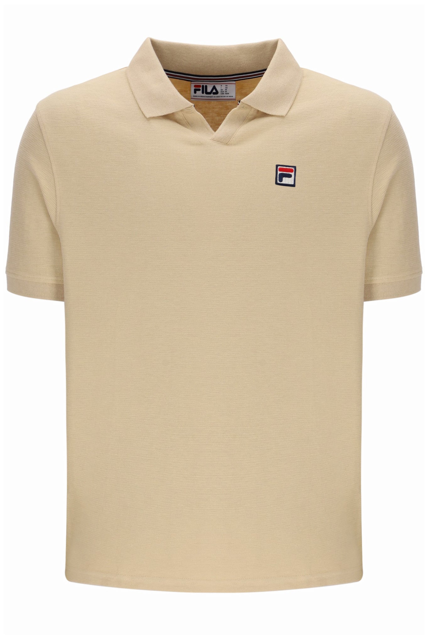 Classic Beige Tristiano Textured Polo - Image 2